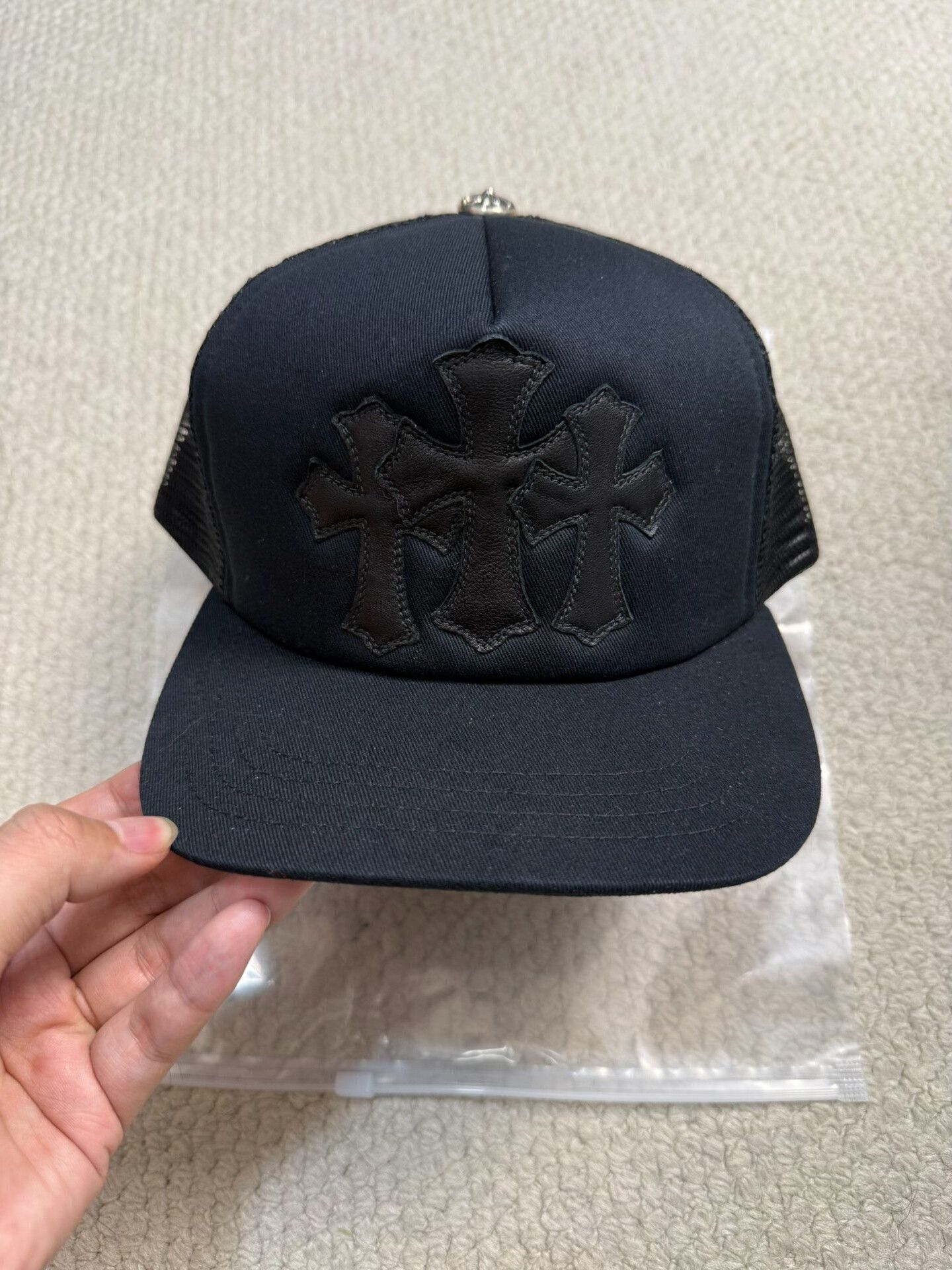 Chrome Hearts Chrome Hearts Thirty Cross Leather Patch Cap Size ONE SIZE - 1 Thumbnail