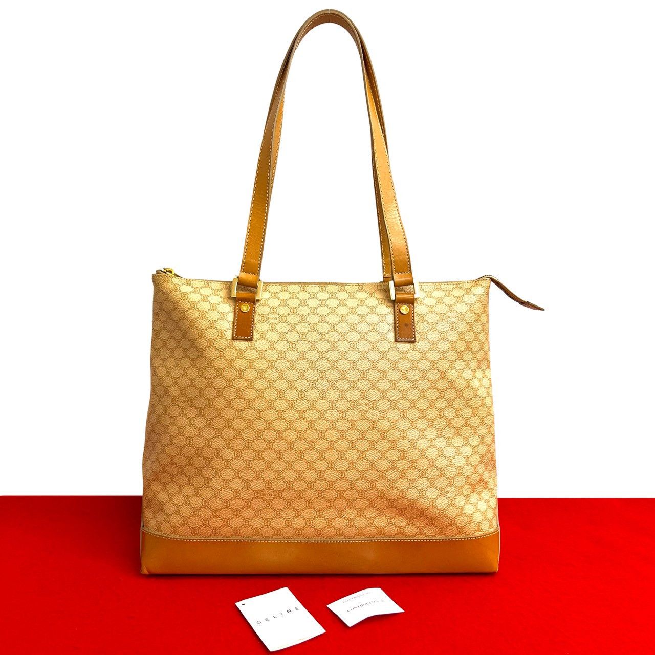 Celine Celine CELINE Macadam Blazon PVC Leather 2way Bag Plastic / Synthetic Tote Bag DUTY FREE for USA Size ONE SIZE - 1 Thumbnail