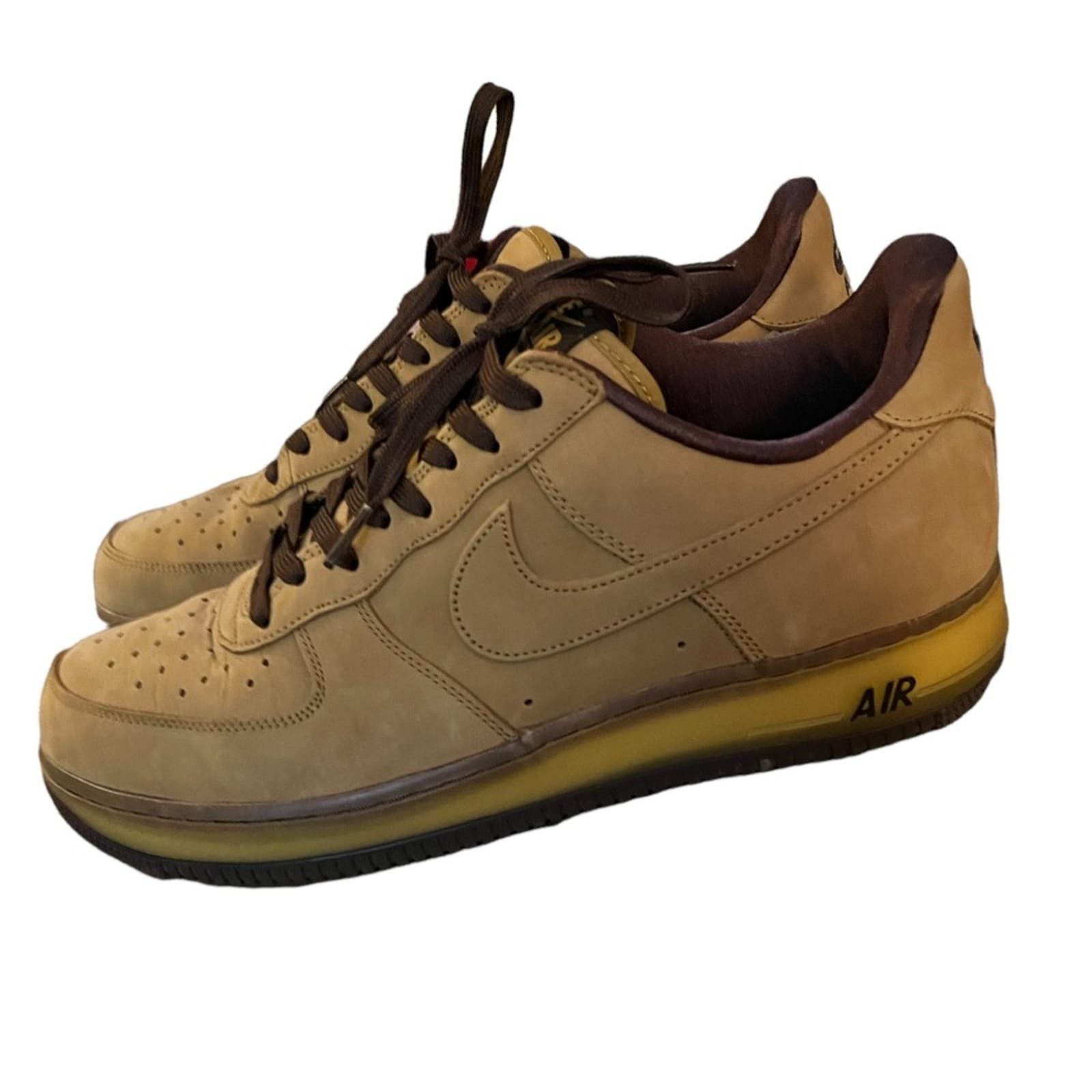 image of Nike Air Force 1 Low Wheat Size 11 Dc7504 700 Shoes in Brown, Men's
