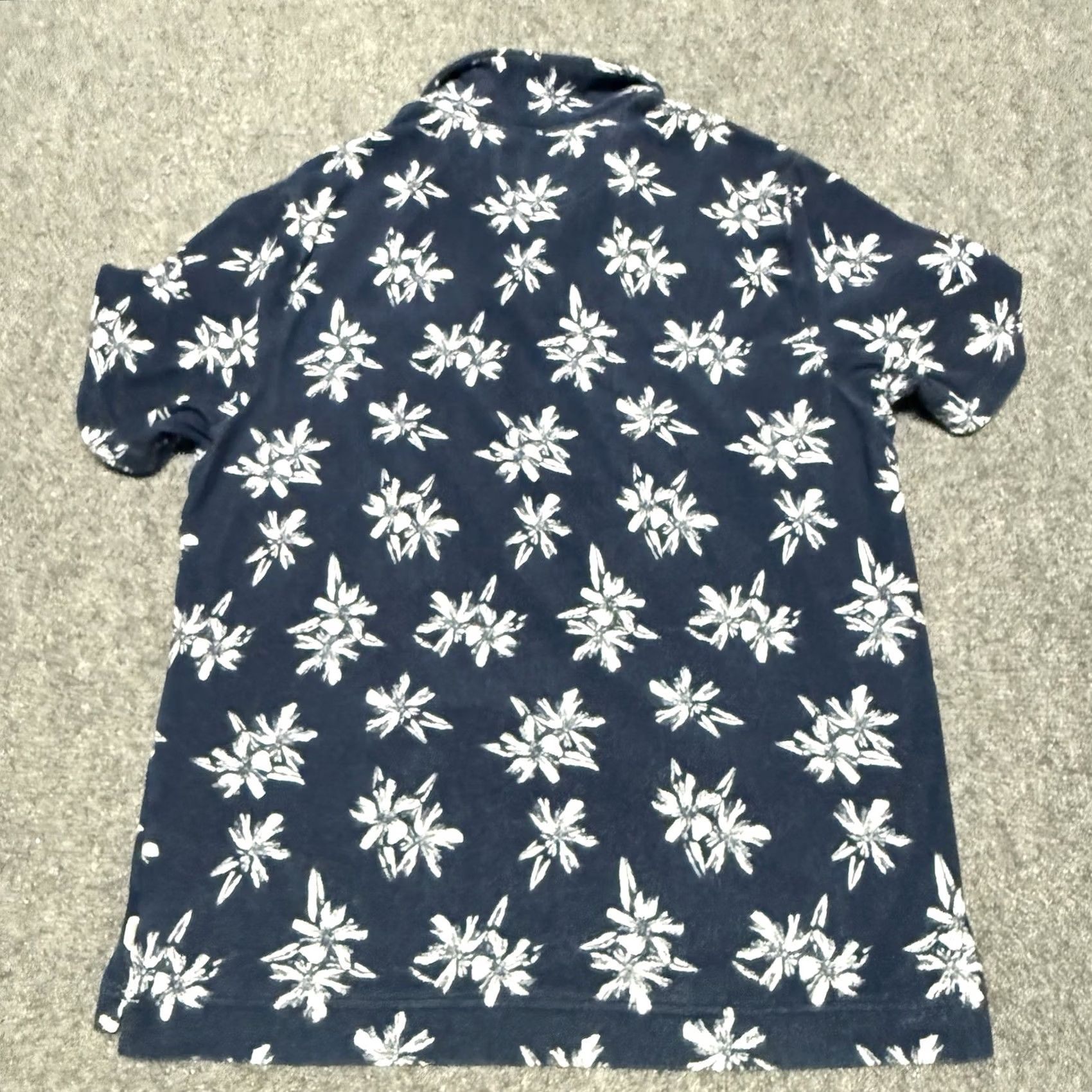 Vineyard Vines Vineyard Vines Polo Shirt Men L Floral Hawaiian Beach Cap Sleeve Short Sleeve Blue Cotton Polyester Regular-Brand-Logo-Terry Cloth? Size US L / EU 52-54 / 3 - 3 Thumbnail
