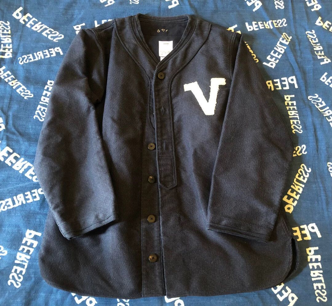 Visvim Visvim 18AW Dugout Shirt L/Ssize1 Black stripe Size US S / EU 44-46 / 1 - 1 Thumbnail