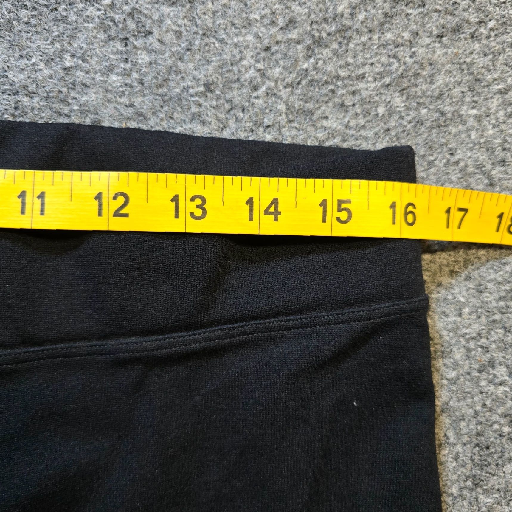 Vintage American Giant Pants Womens 14 Black Skinny Leggings Stretch Casual Capsule Capsule? Size 36" / US 14 / IT 50 - 5 Thumbnail