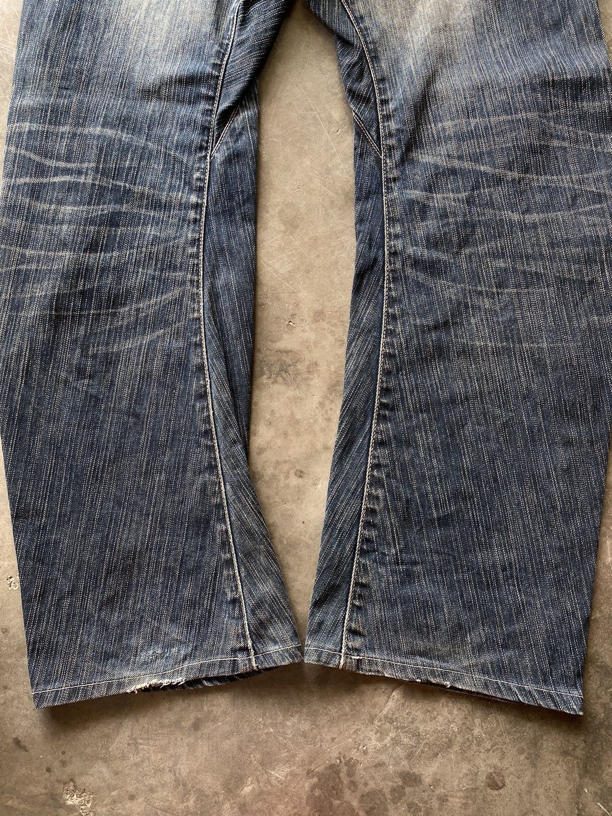 Edwin × Hysteric Glamour × Tornado Mart Baggy Jeans Japanese Edwin XV-Function Distressed Size US 30 / EU 46 - 10 Thumbnail