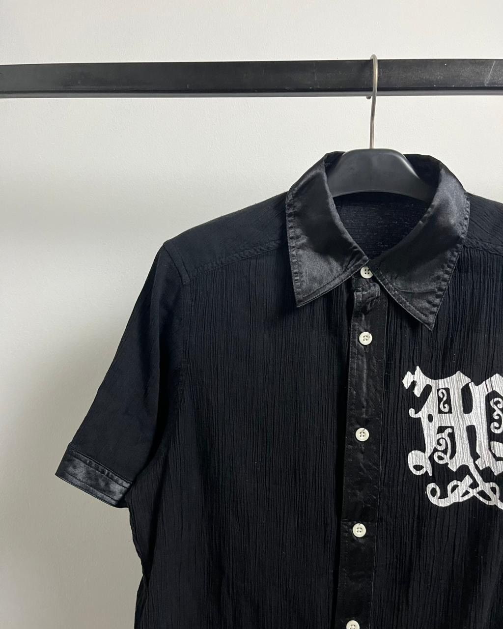 Seditionaries 2000s Algonquins Skull-Cross Vampire Pleated Shirt Size US M / EU 48-50 / 2 - 6 Thumbnail