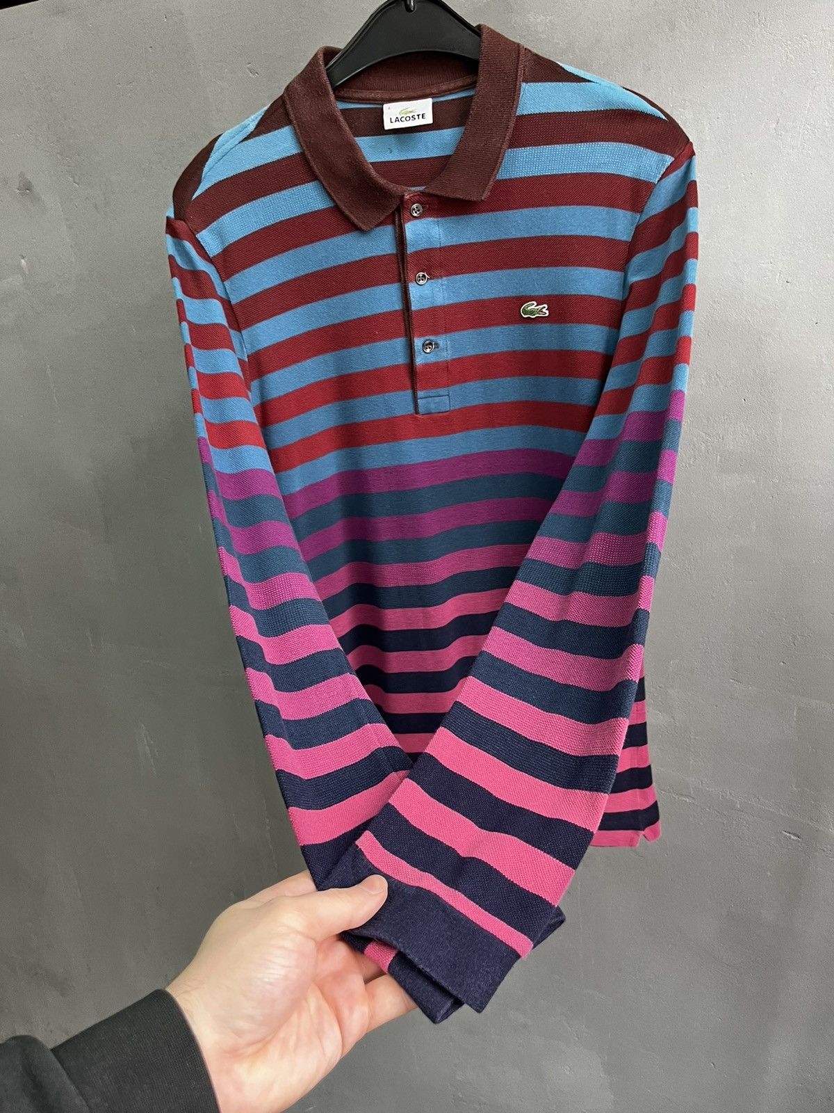 Lacoste × Vintage Lacoste rugby shirt emo Size US S / EU 44-46 / 1 - 6 Thumbnail