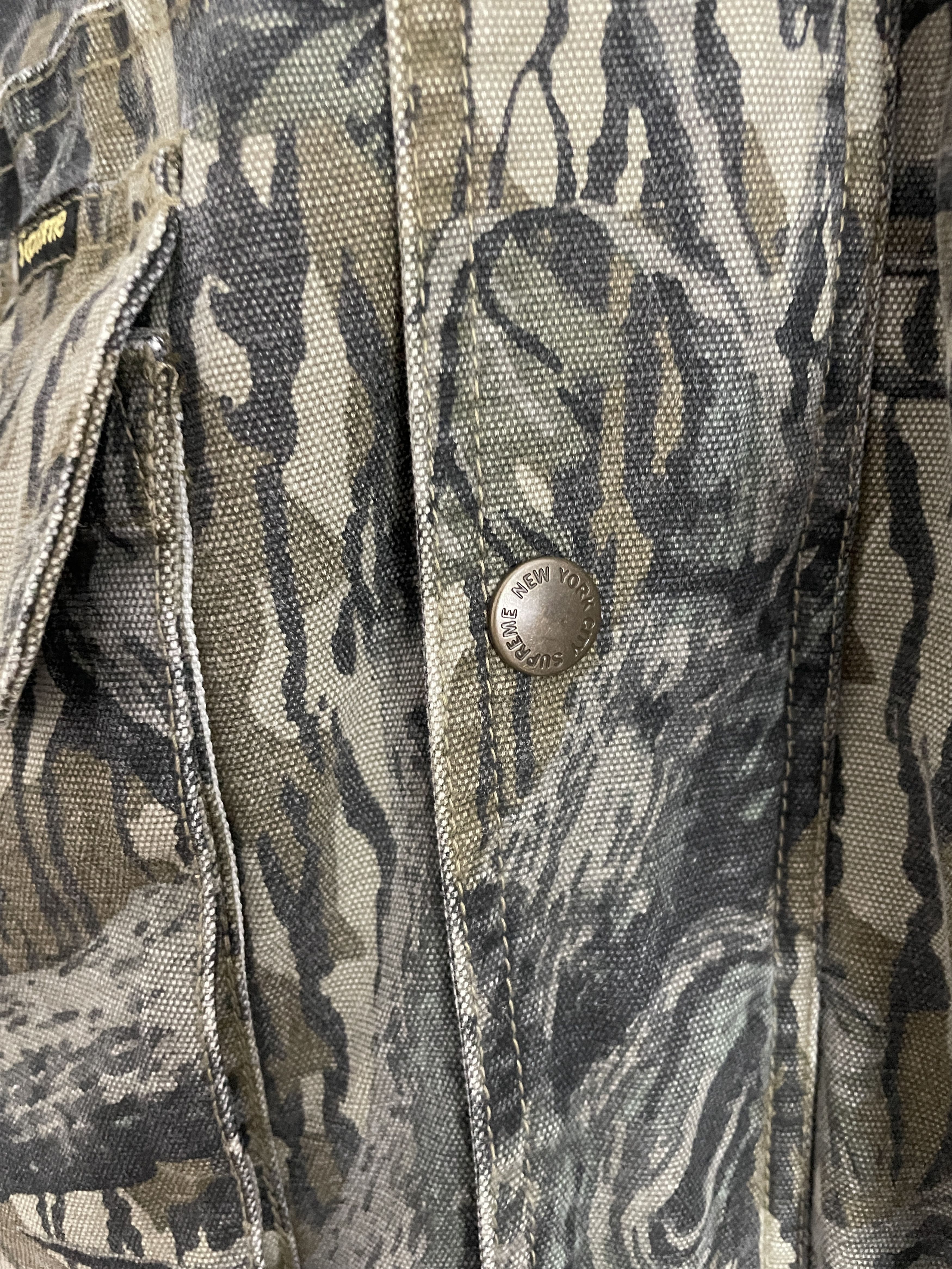 Supreme 🔥 Supreme® x Mossy Oak® RARE Leather Collar Field Jacket Size US XL / EU 56 / 4 - 8 Thumbnail