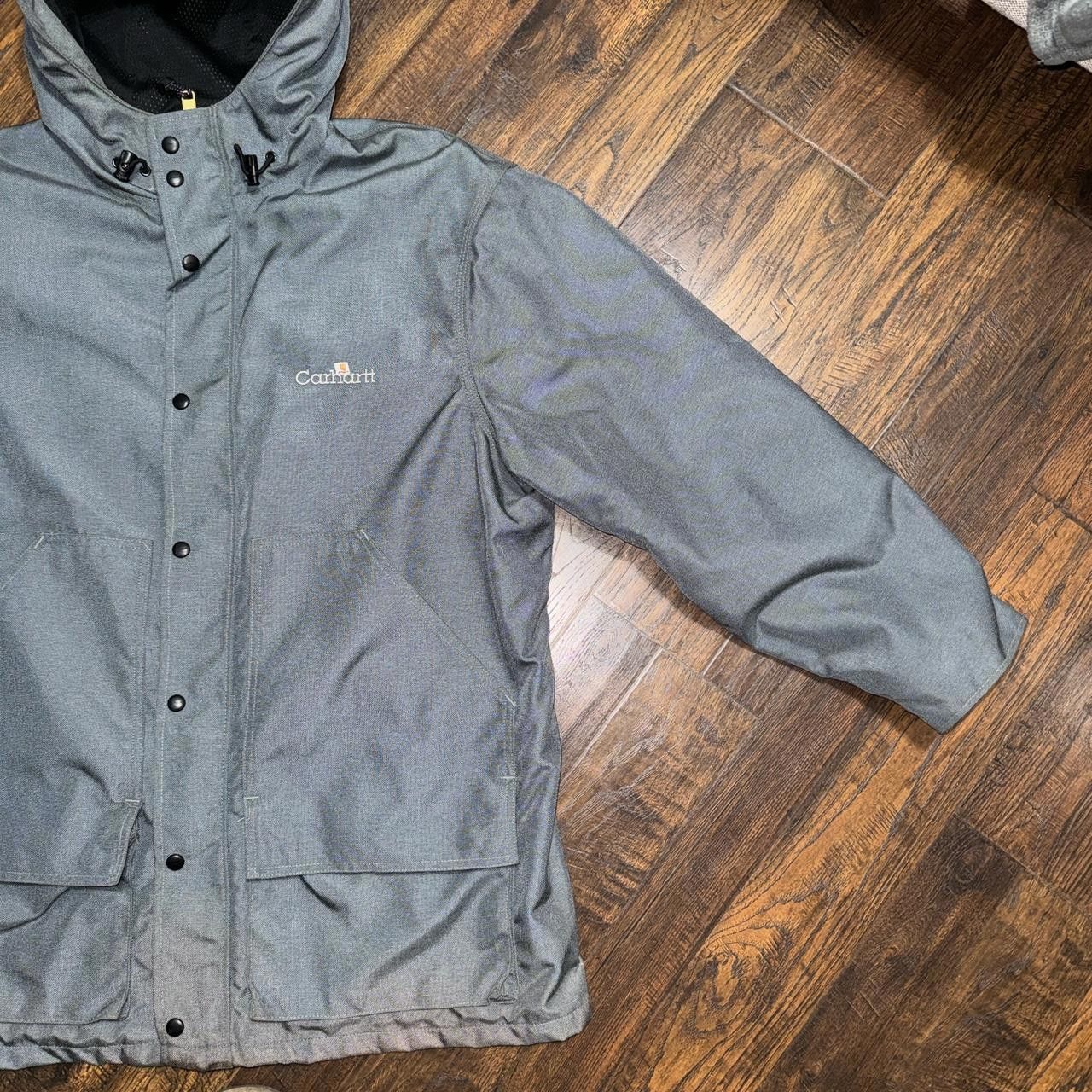 Carhartt Vtg Carhartt C50 Mtg Metal Gray Parka Jacket Coat Chore Size US XL / EU 56 / 4 - 2 Thumbnail