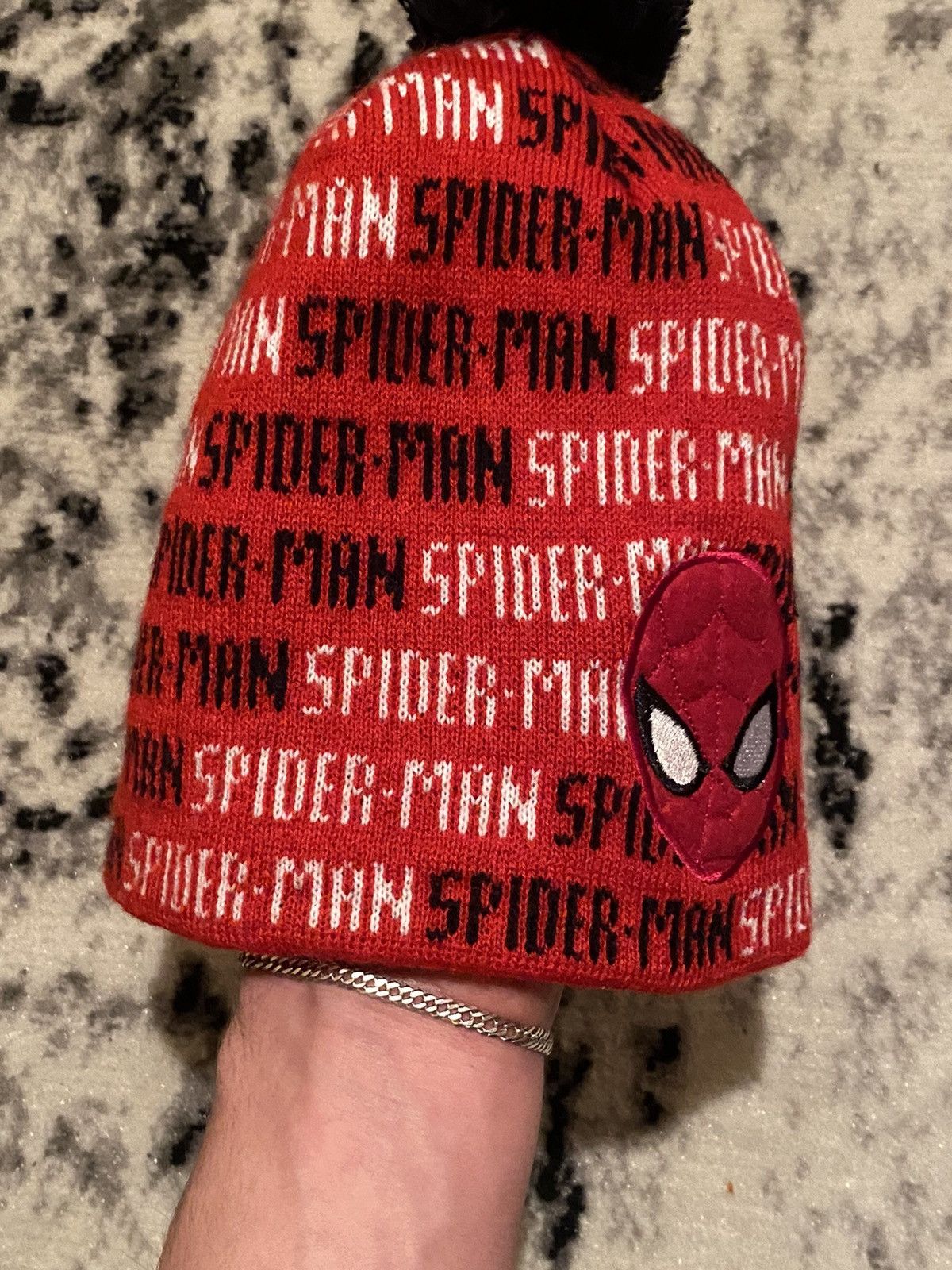 Japanese Brand × Vintage Vintage Spider Man Y2K Hat Size ONE SIZE - 4 Thumbnail