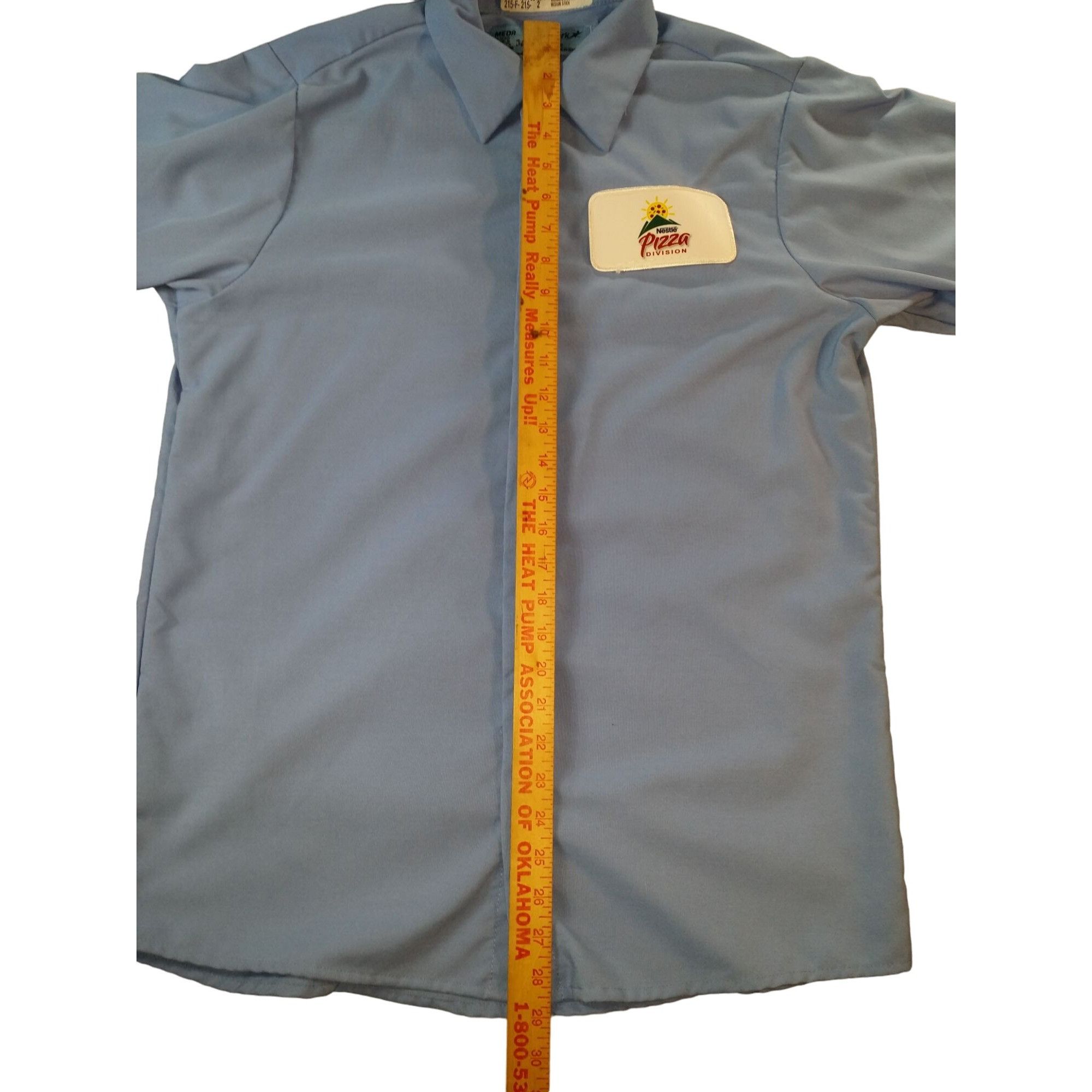 Other Aramark Nestle Pizza Division Snap Button Up Shirt Men Sz M Size US M / EU 48-50 / 2 - 6 Thumbnail