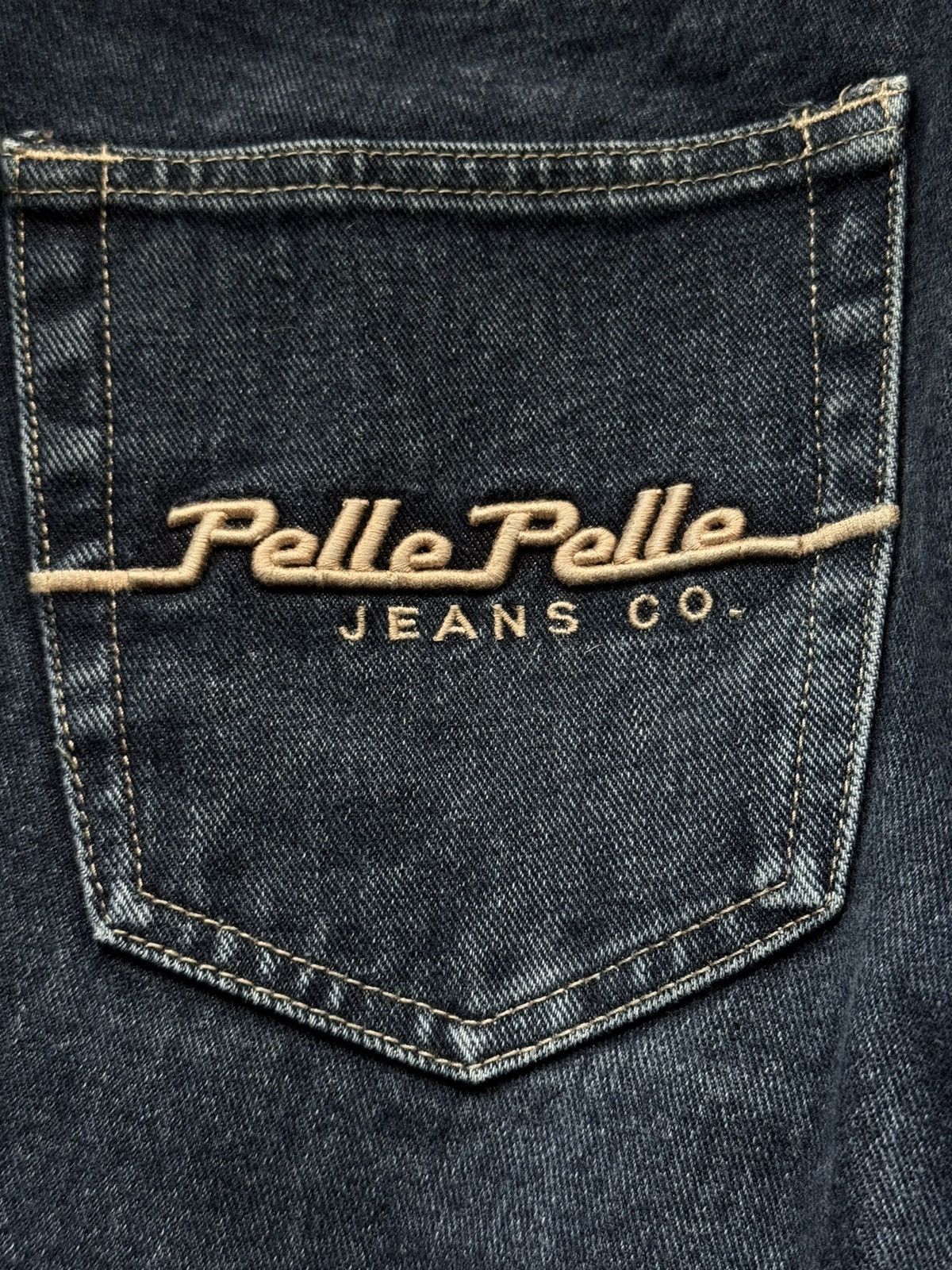 Pelle Pelle Pelle Pelle 2000s vintage Y2K wide leg baggy fit jeans denim Size US 26 / EU 42 - 7 Thumbnail