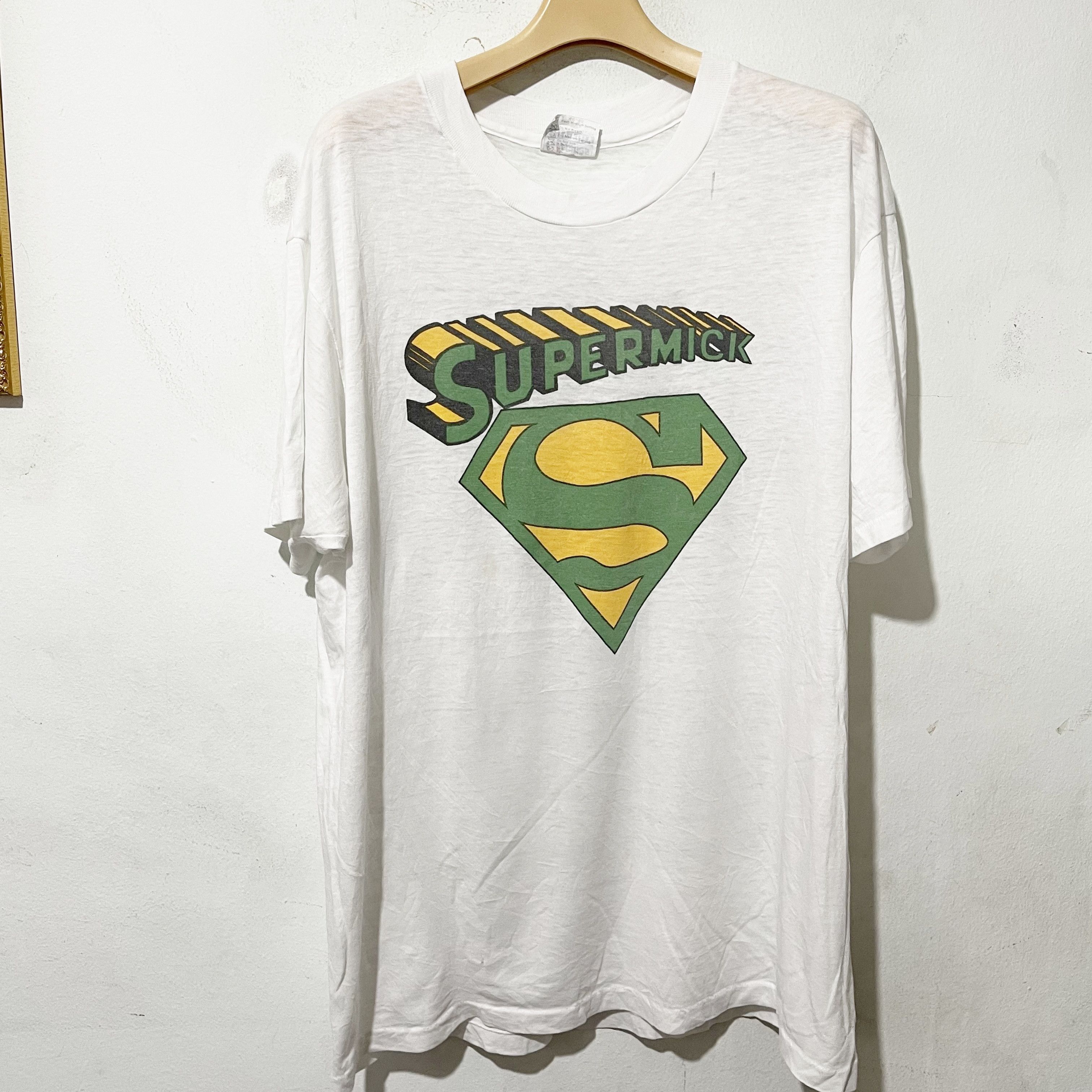 Vintage Vintage 90s SuperMick T-Shirt Size US XL / EU 56 / 4 - 1 Thumbnail