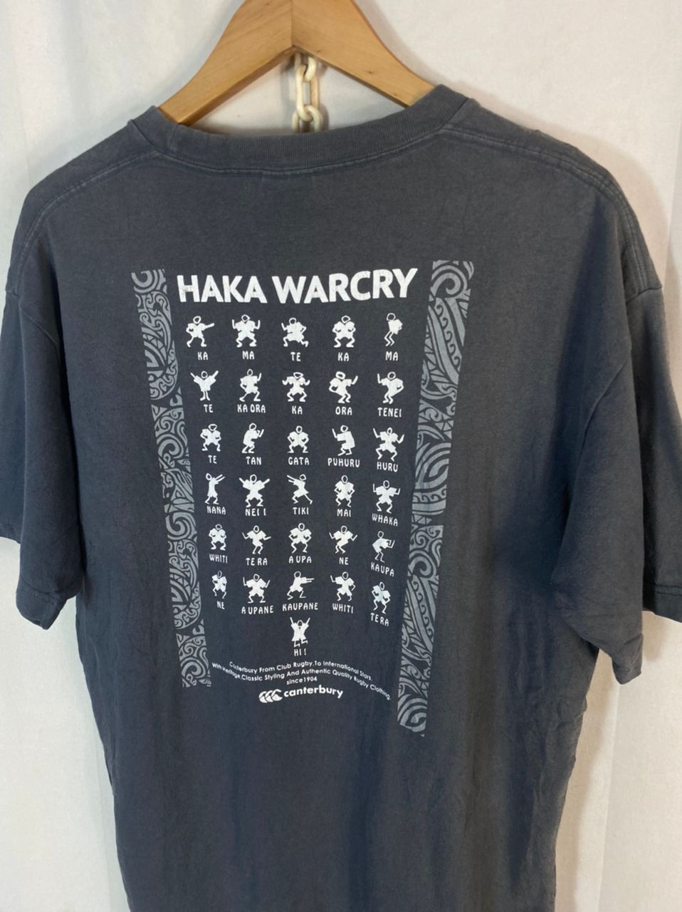 Canterbury of New Zealand Haka warcry printed tshirt by Canterbury Size US L / EU 52-54 / 3 - 9 Thumbnail