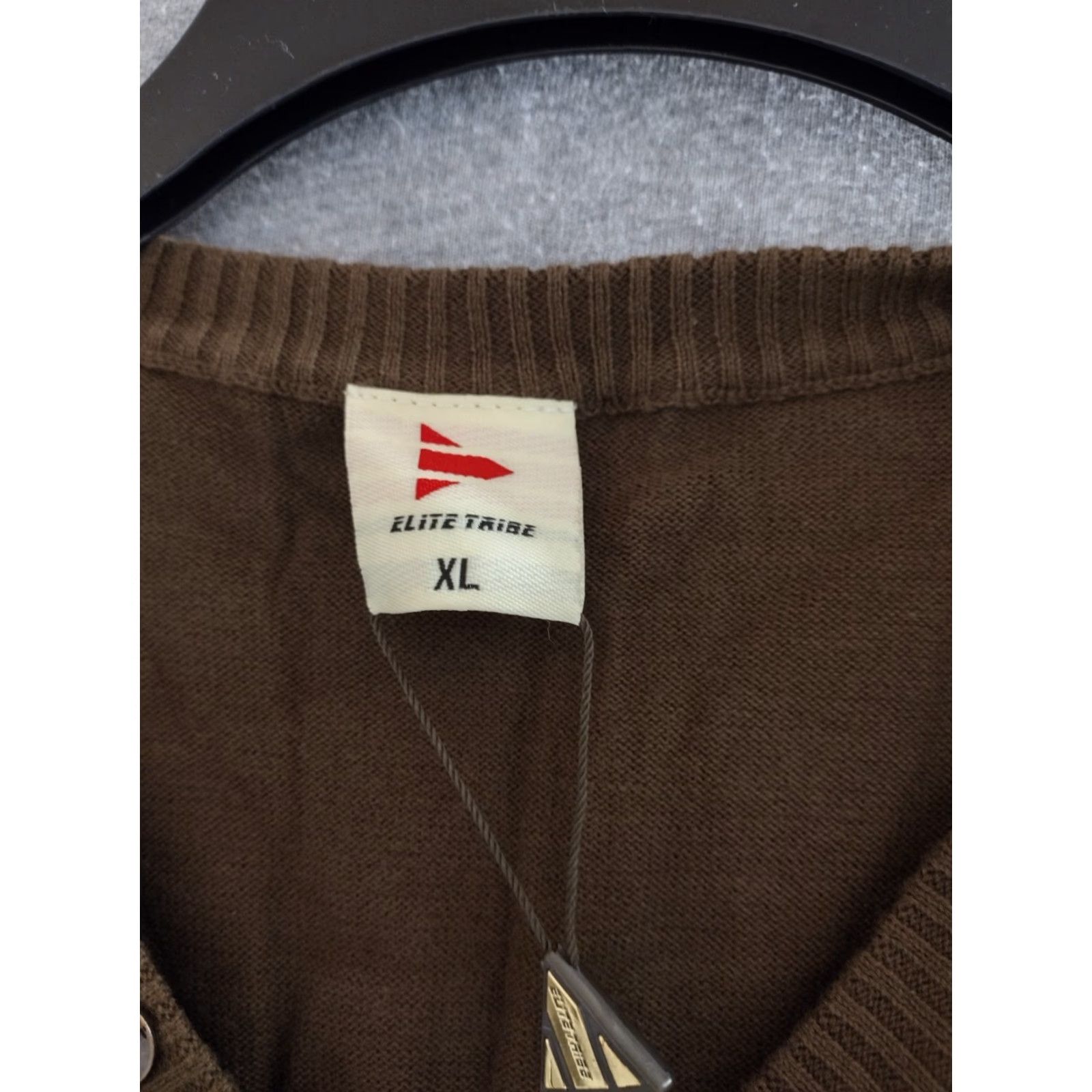 Aeronautica Militare Aeronautica Militare Elite Tribe 2 Button Long Sleeve Knitted Sweater Brown XL Mens Size US XL / EU 56 / 4 - 5 Thumbnail
