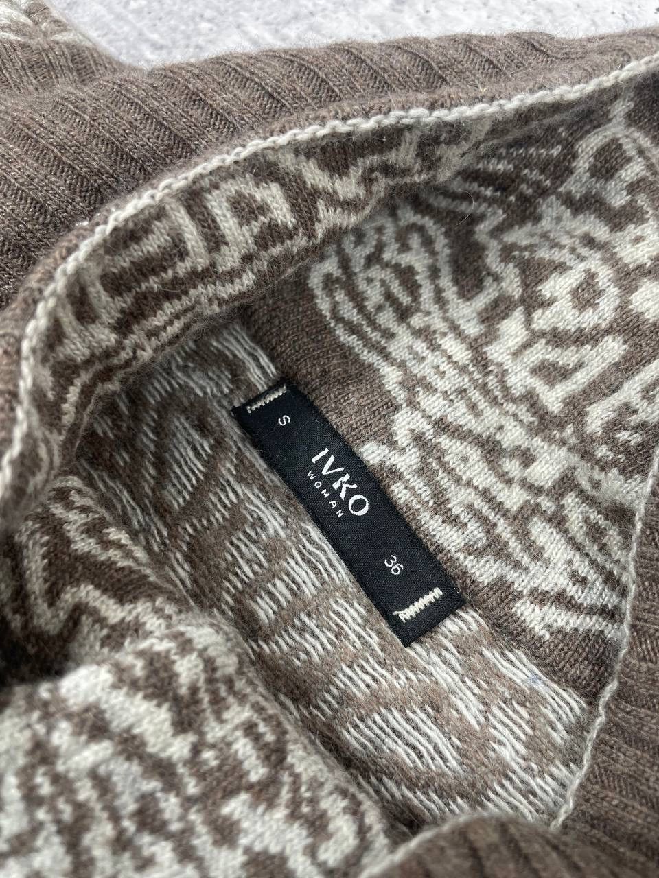 Vintage Vintage Ivko Floral Wool Cashmere Coat Cardigan Y2K Size S / US 4 / IT 40 - 7 Thumbnail