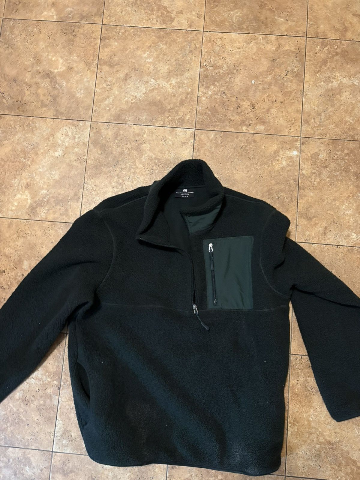 H&M Quarter zip fleece HM (XL) Size US XL / EU 56 / 4 - 1 Thumbnail