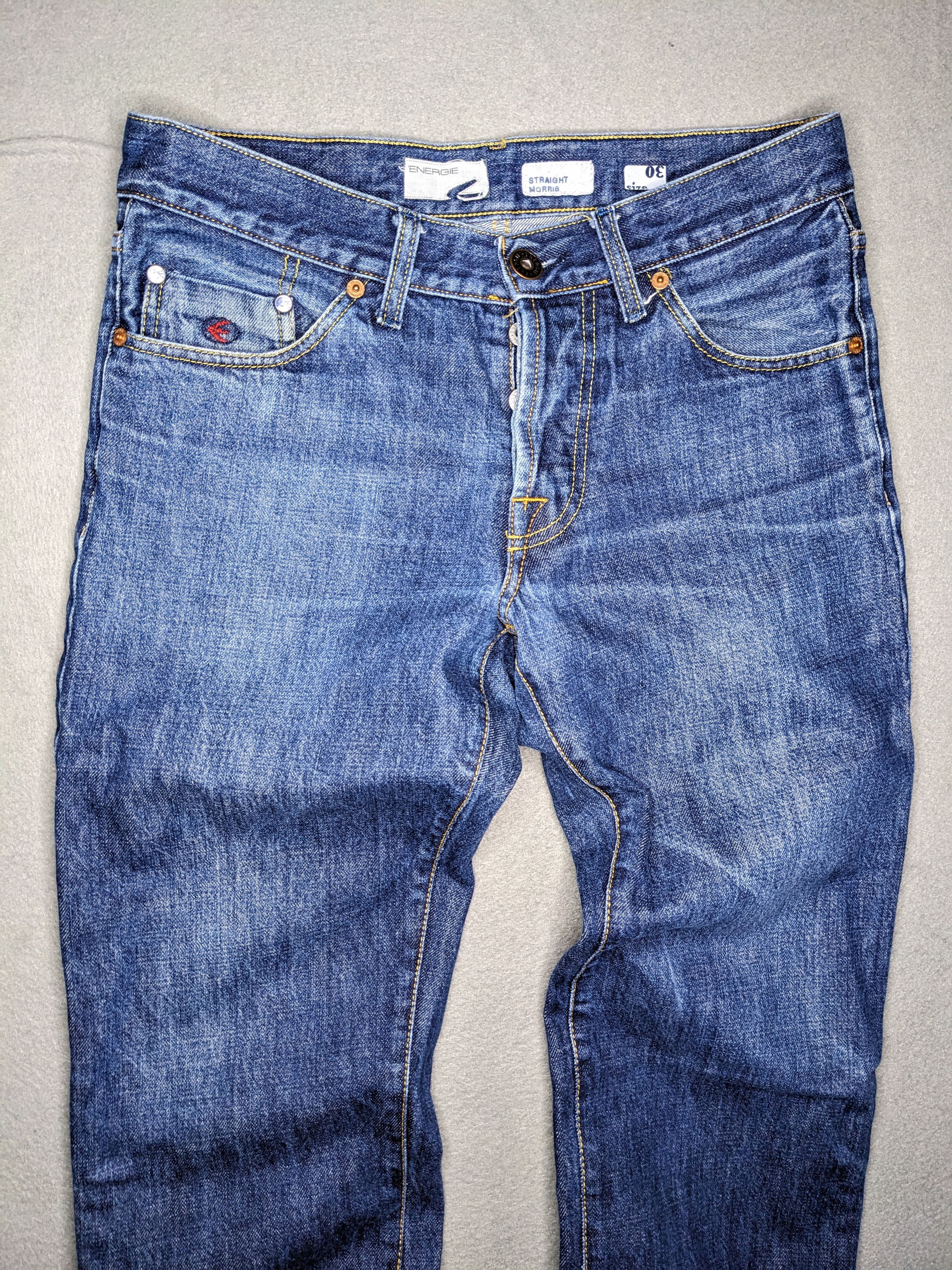 Energie VTG Energie Jeans Morris Straight 30x32 Y2K Button Fly Italy Size US 30 / EU 46 - 3 Thumbnail