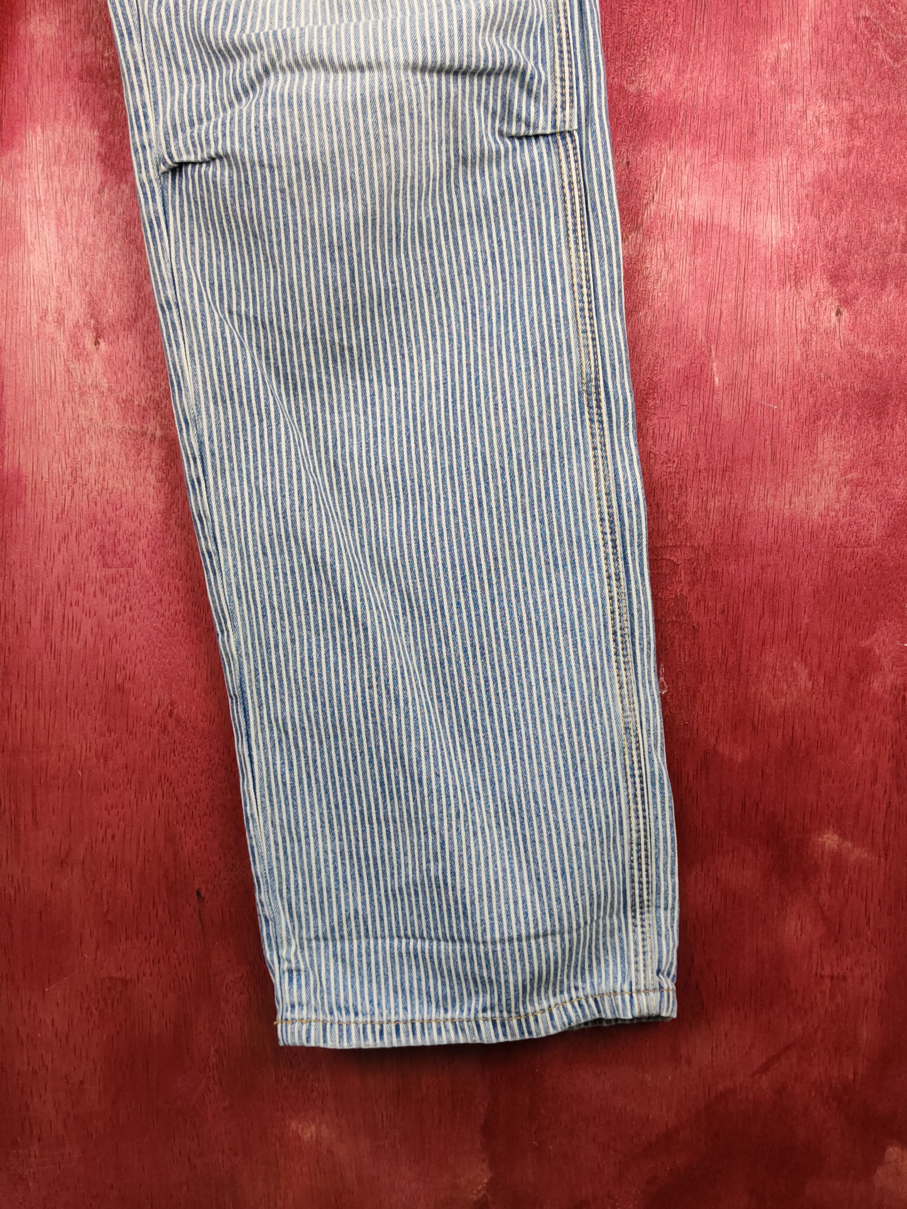 Japanese Brand As know as stripe Blue Faded Distressed Ripped Jeans #S2223 Size US 31 - 6 Thumbnail