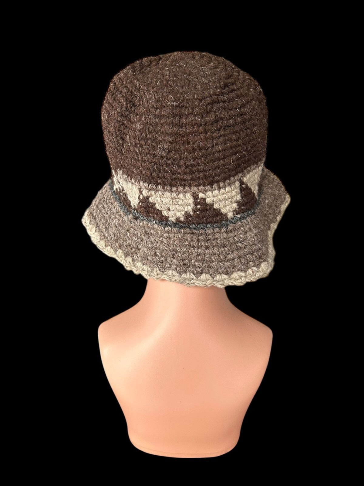 Kapital Crochet Knitted Handmade Wool Bucket Hats Size ONE SIZE - 3 Thumbnail