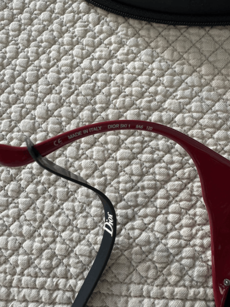 Dior DIOR Sunglasses Ski 1 Galliano 2003 Wrap Shield Mask Ski Size ONE SIZE - 9 Thumbnail