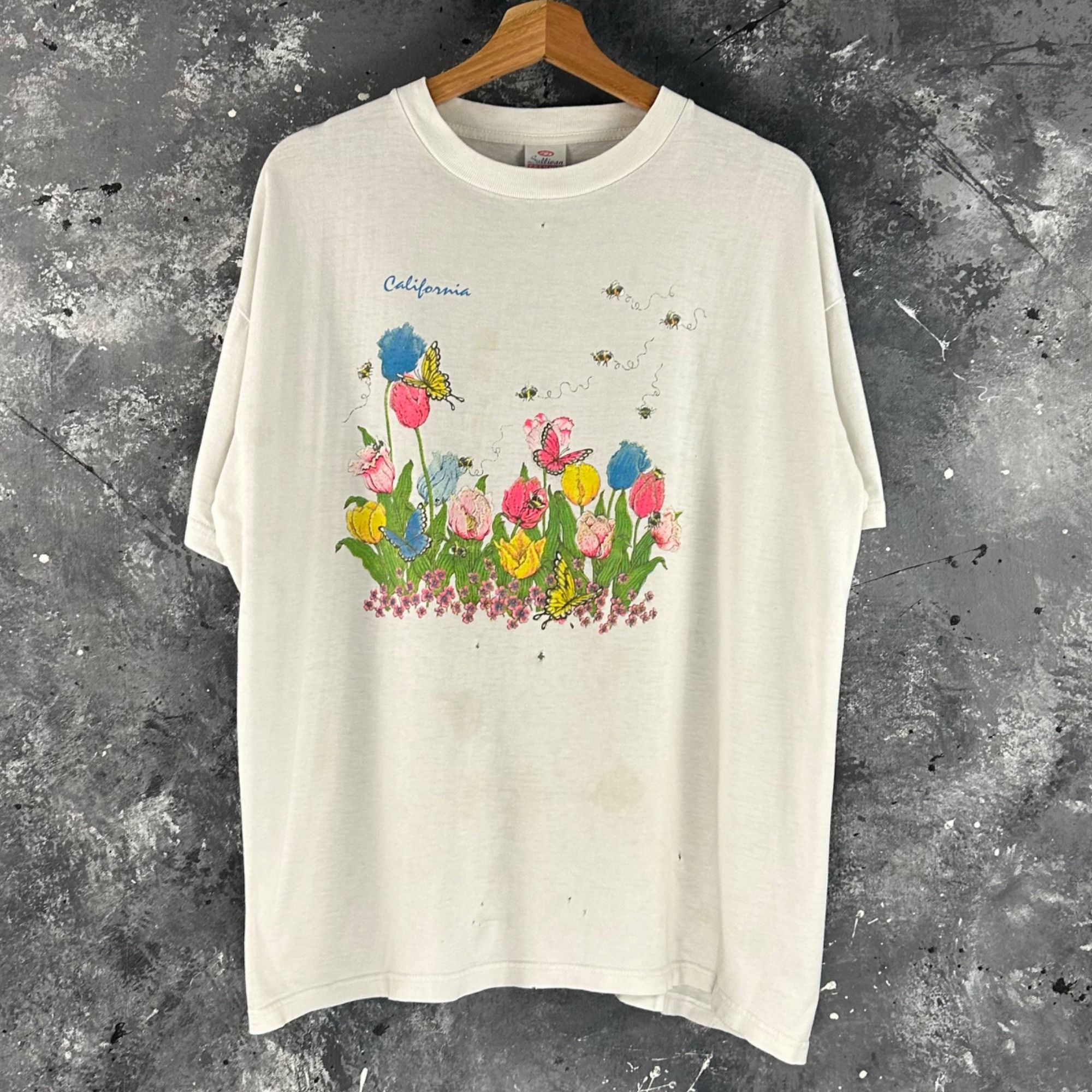 Other Vintage 1990’s Butterflies nature shirt Size US XL / EU 56 / 4 - 1 Thumbnail