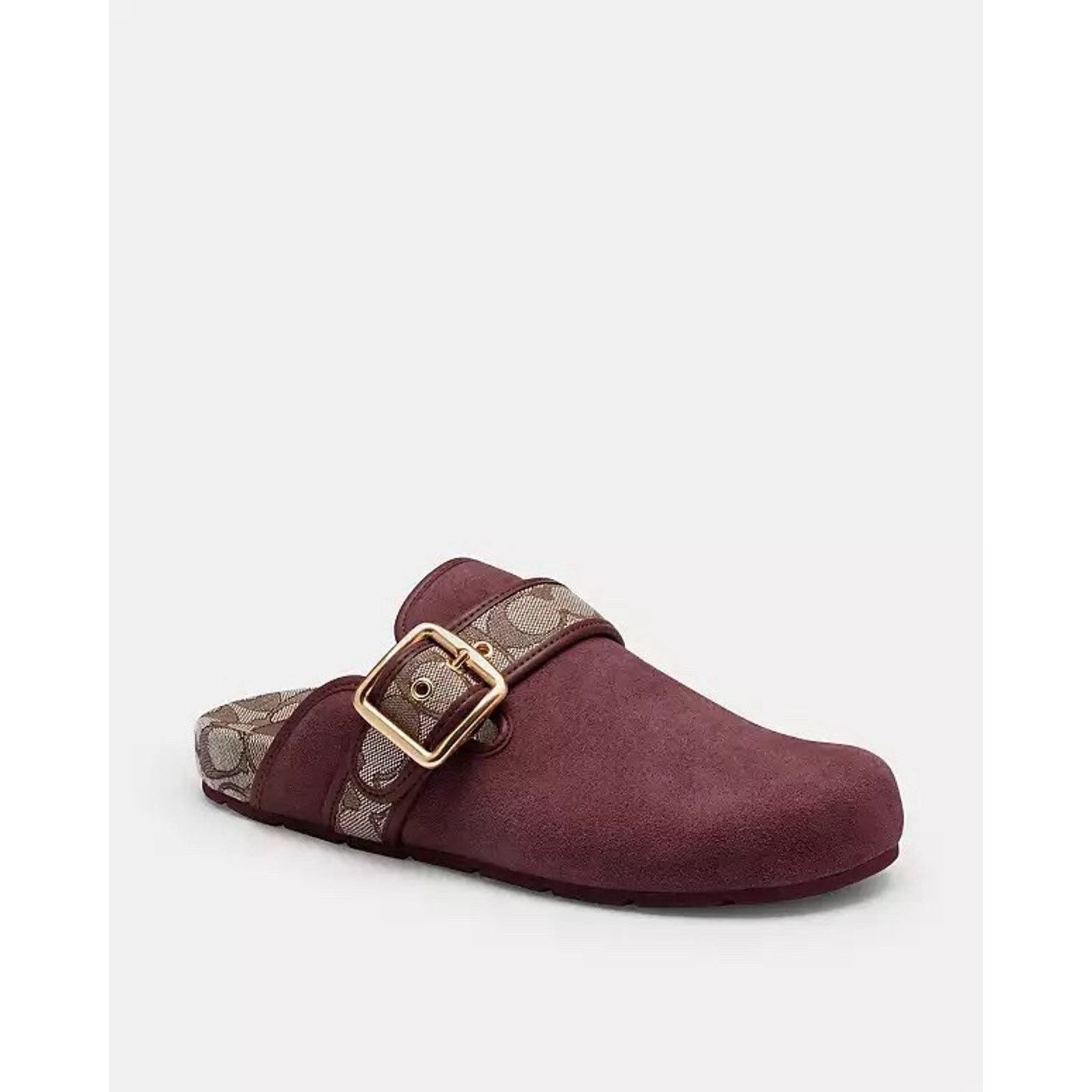 Coach NWT Coach Woman Archival Buckle Clog Shoes Merlot CCO05 us 7 Size US 7 / IT 37 - 7 Thumbnail