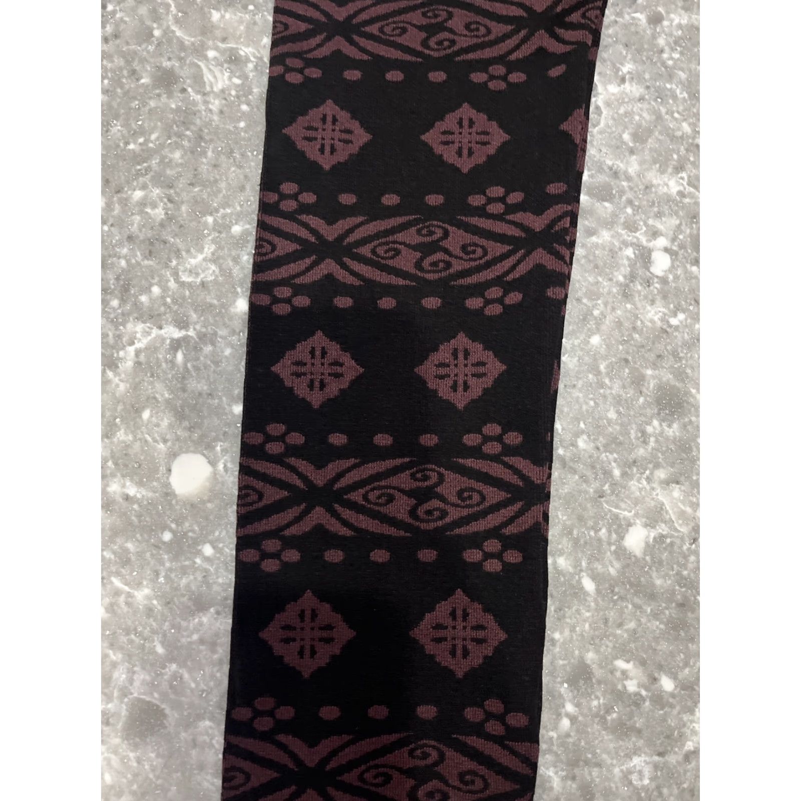 Vintage NWT Aventura Leggings Womens Size S Black Wine Tasting Pattern Nordic Jegging S/M Size 28" / US 6 / IT 42 - 2 Thumbnail