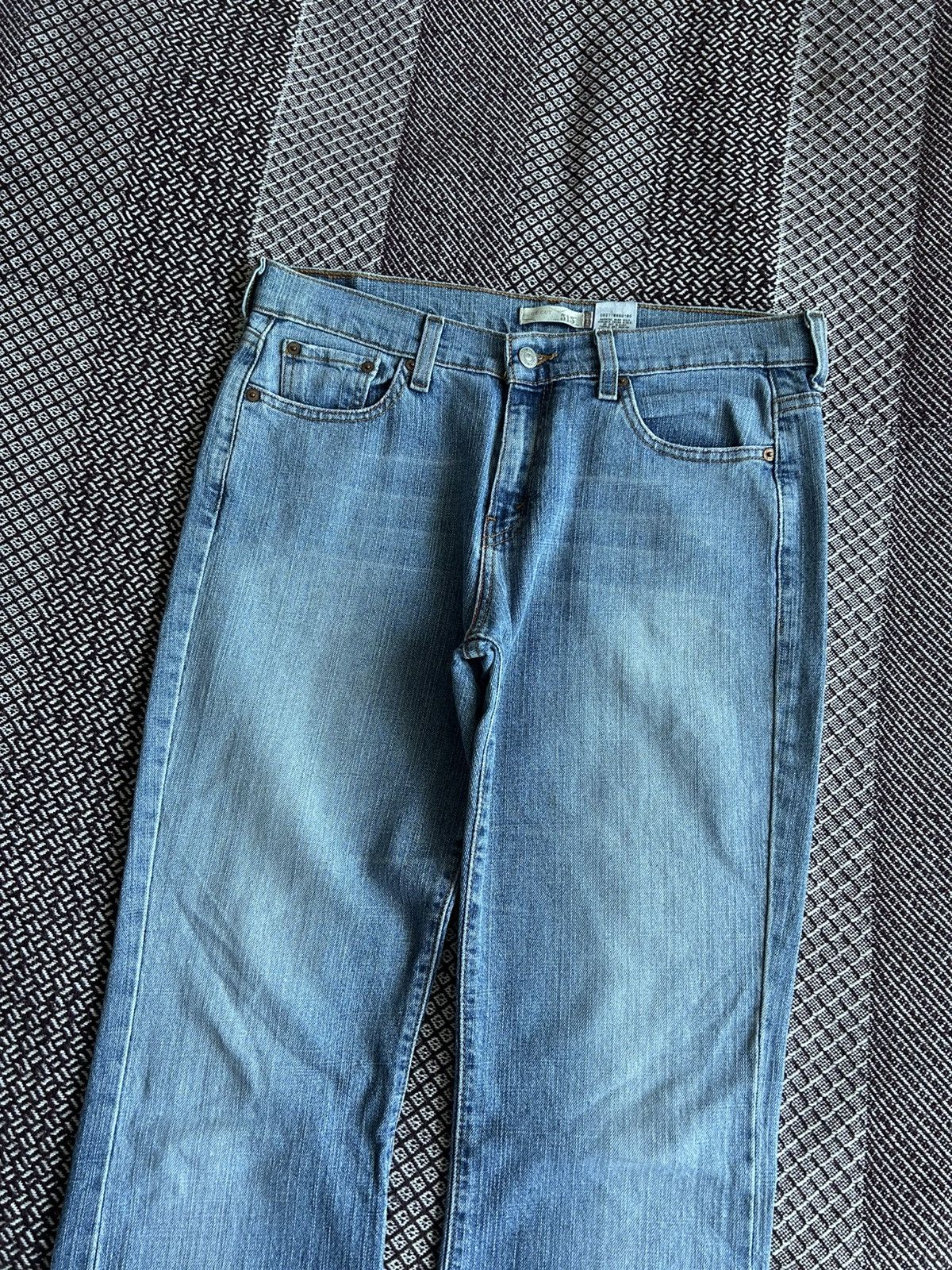Levi's Vintage Flared Levis 515 Boot Cut Washed 00s Streetwear Y2K Size 32" / US 10 / IT 46 - 3 Thumbnail