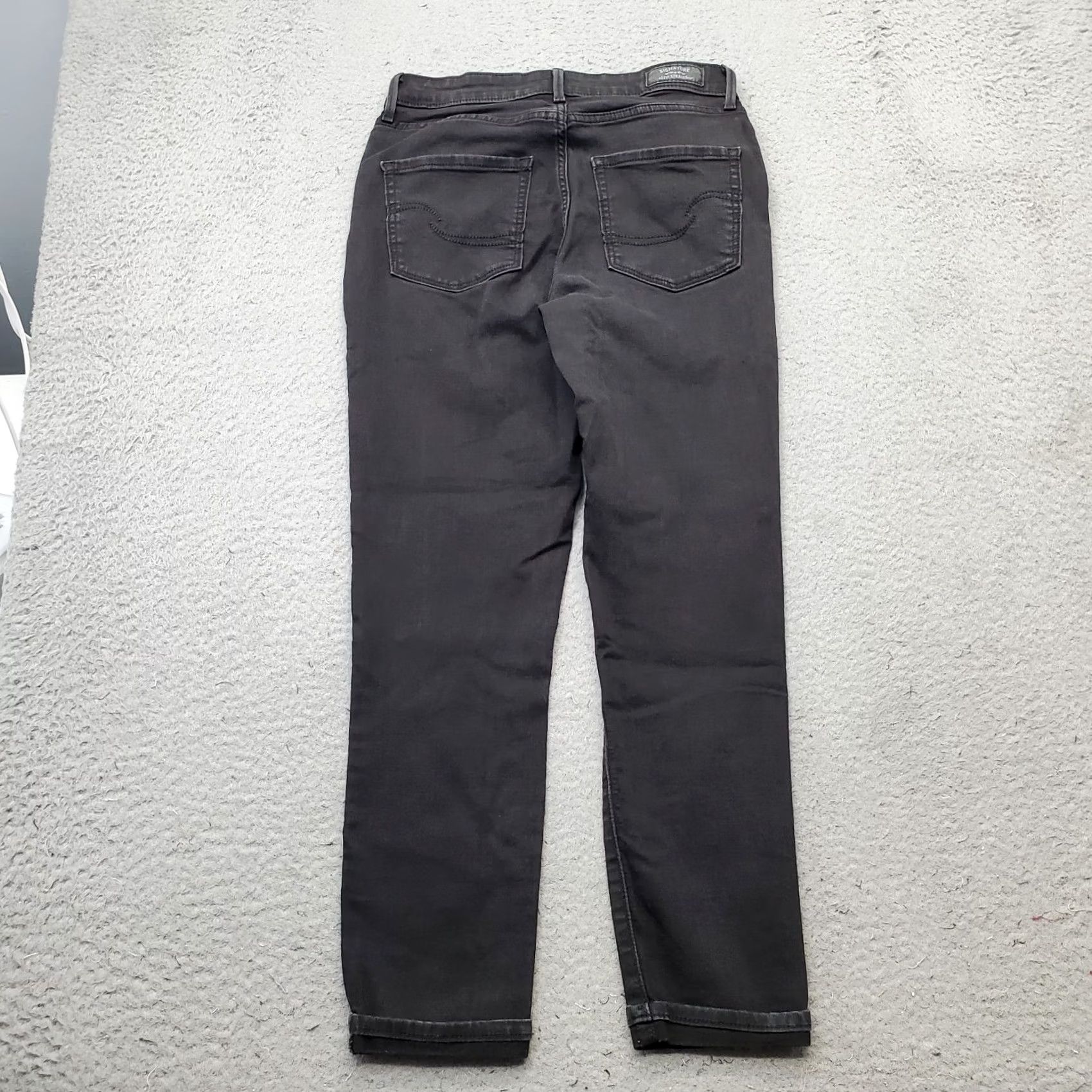 Levi's Levi's Womens 6 Black Denim High-Rise Ankle Skinny Jeans Streetwear Size 28" / US 6 / IT 42 - 2 Thumbnail