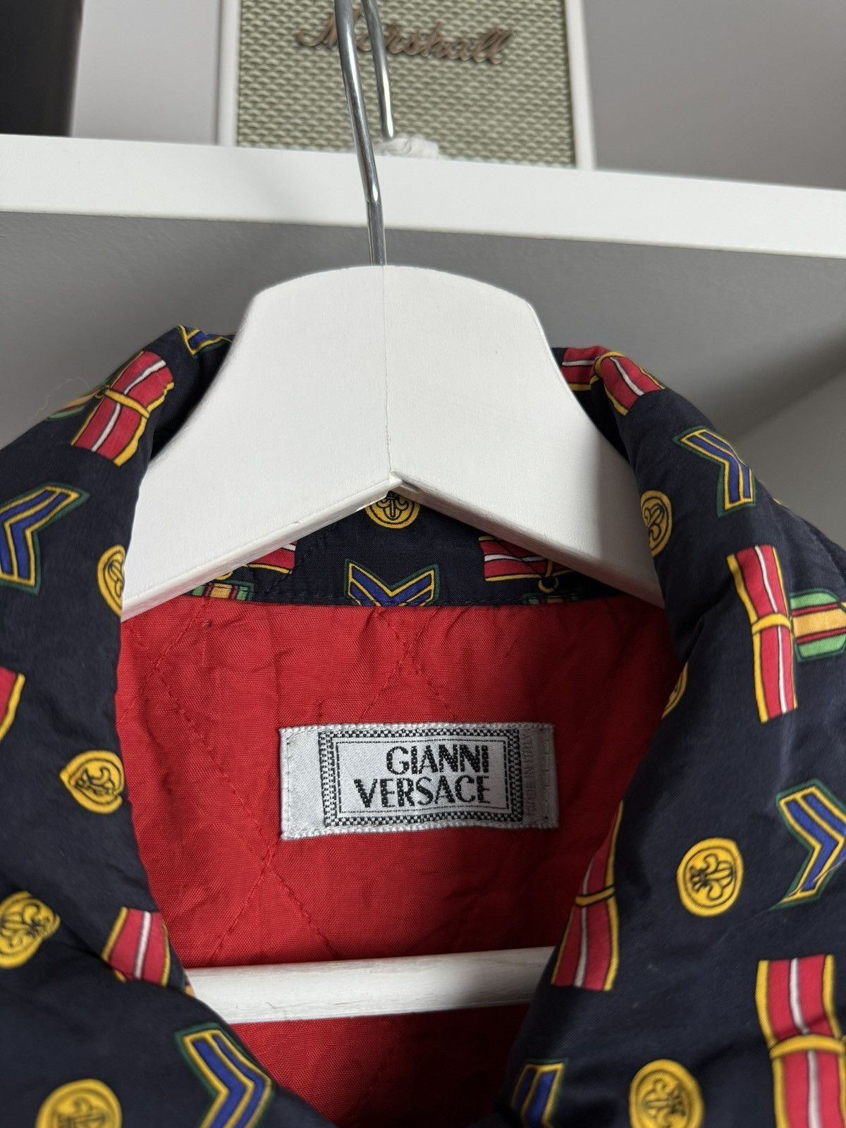 Versace × Vintage Vintage 90s Gianni Versace Silk zip all over print Vest M 80s Size US M / EU 48-50 / 2 - 7 Thumbnail
