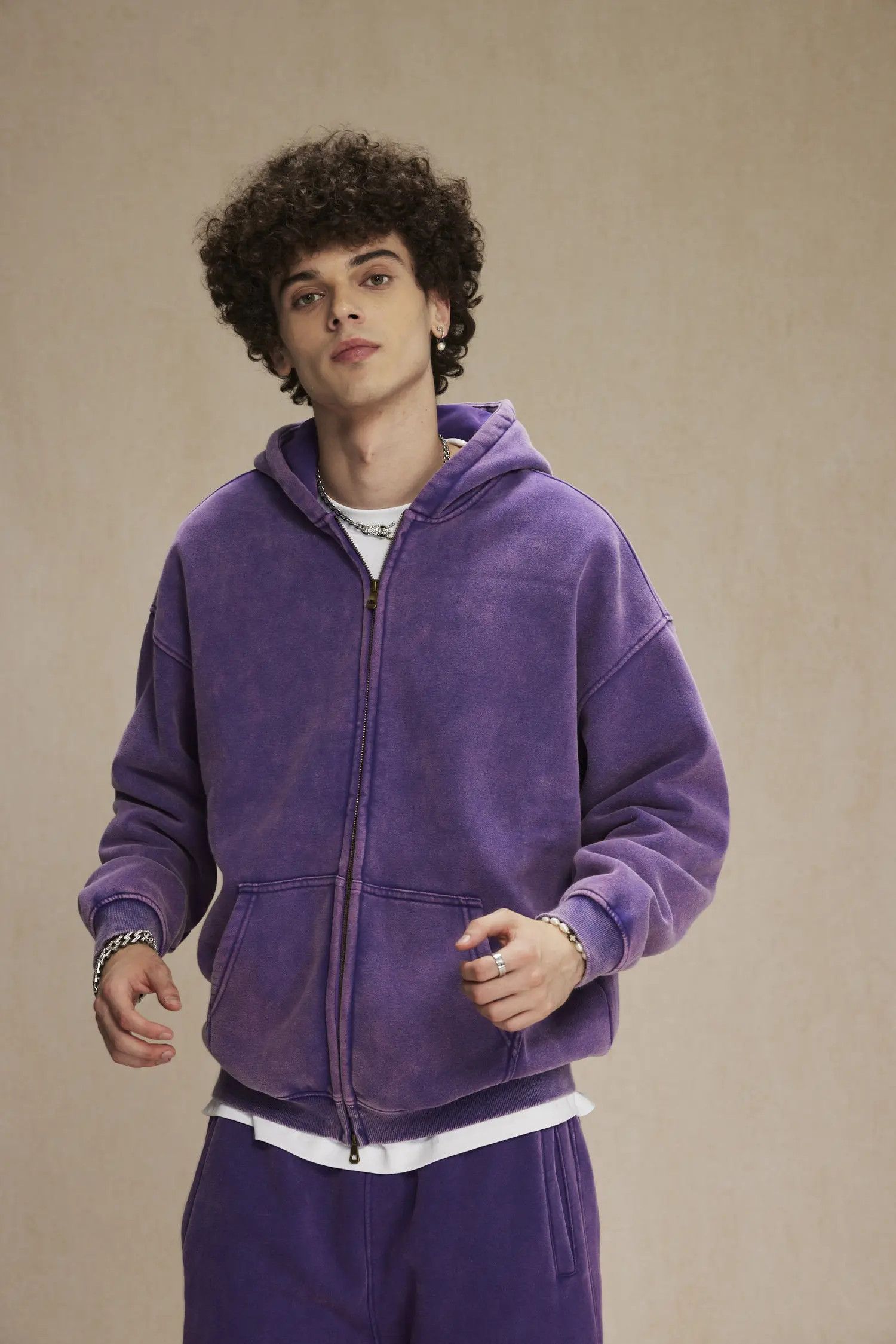 Designer × Japanese Brand Fleece Zipper Hoodie Size US M / EU 48-50 / 2 - 3 Thumbnail