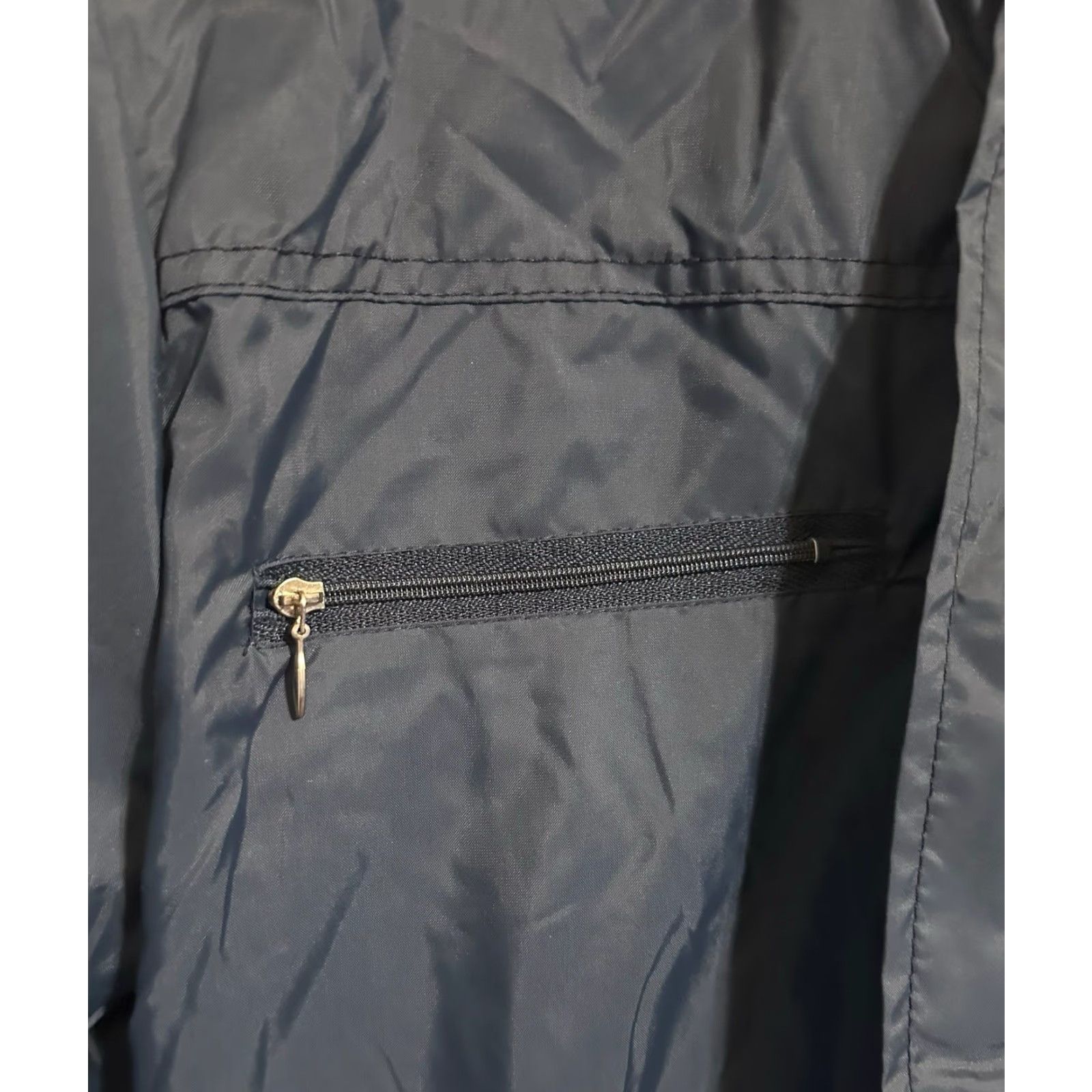 Vintage VINTAGE racer jacket Mens XS 80s deadstock NWOT blue nylon jacket 80s biker Made in USA Mens Size US XS / EU 42 / 0 - 2 Thumbnail