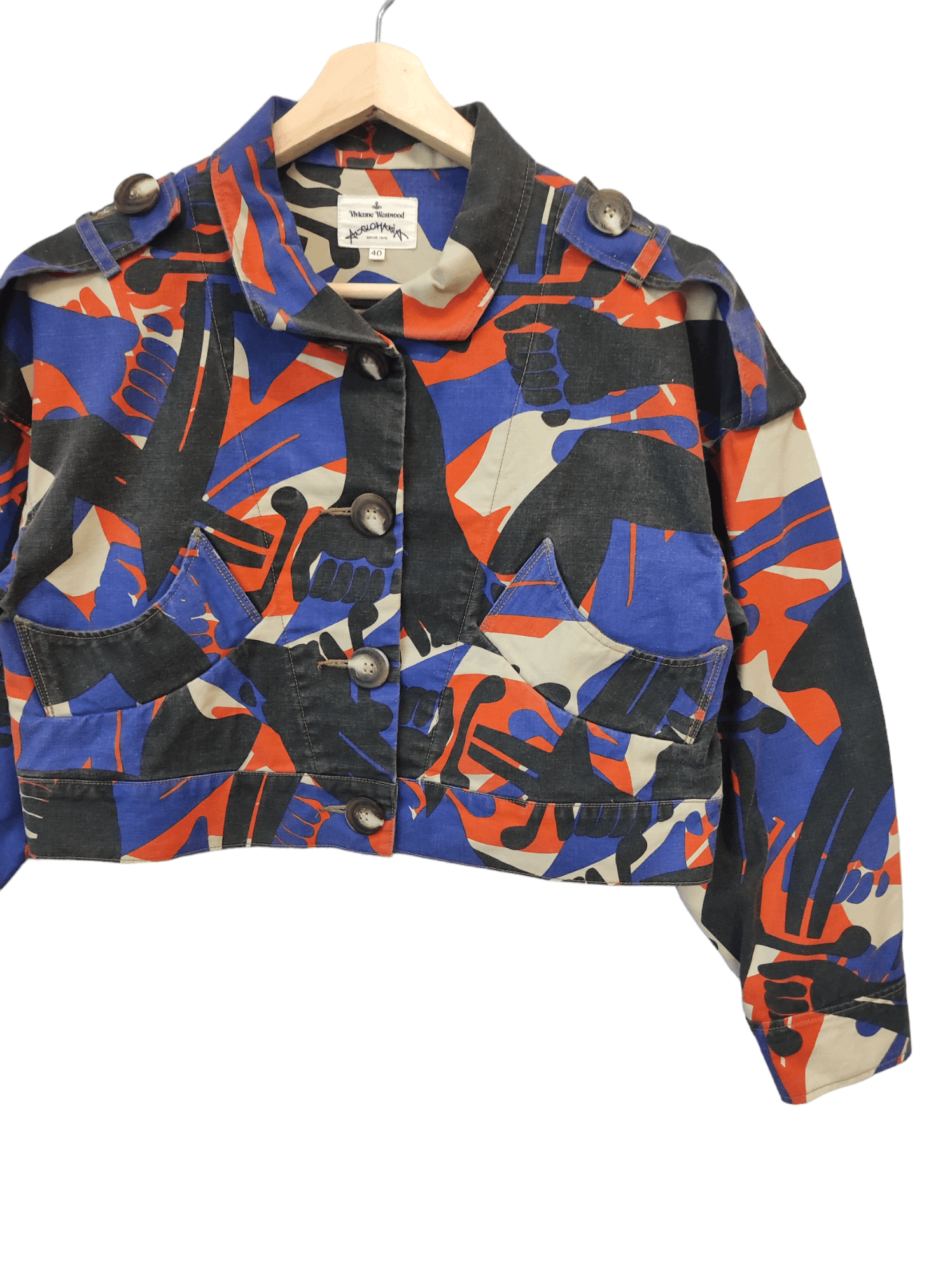 Vivienne Westwood Vivienne Westwood Anglomania Classic Sword Denime Jacket Size M / US 6-8 / IT 42-44 - 3 Thumbnail