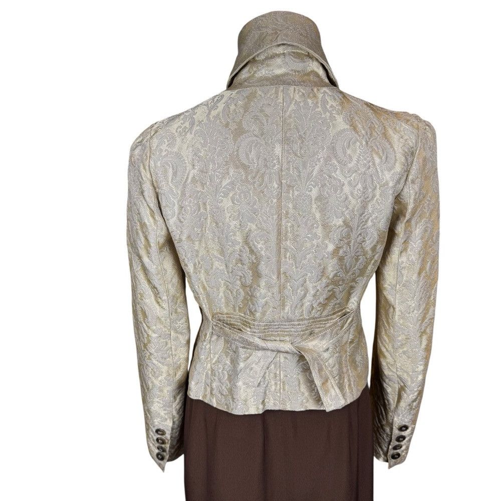 Other Vintage Just in Case A Whiter Shade of Pale Jacquard Gold J Size S / US 4 / IT 40 - 4 Thumbnail