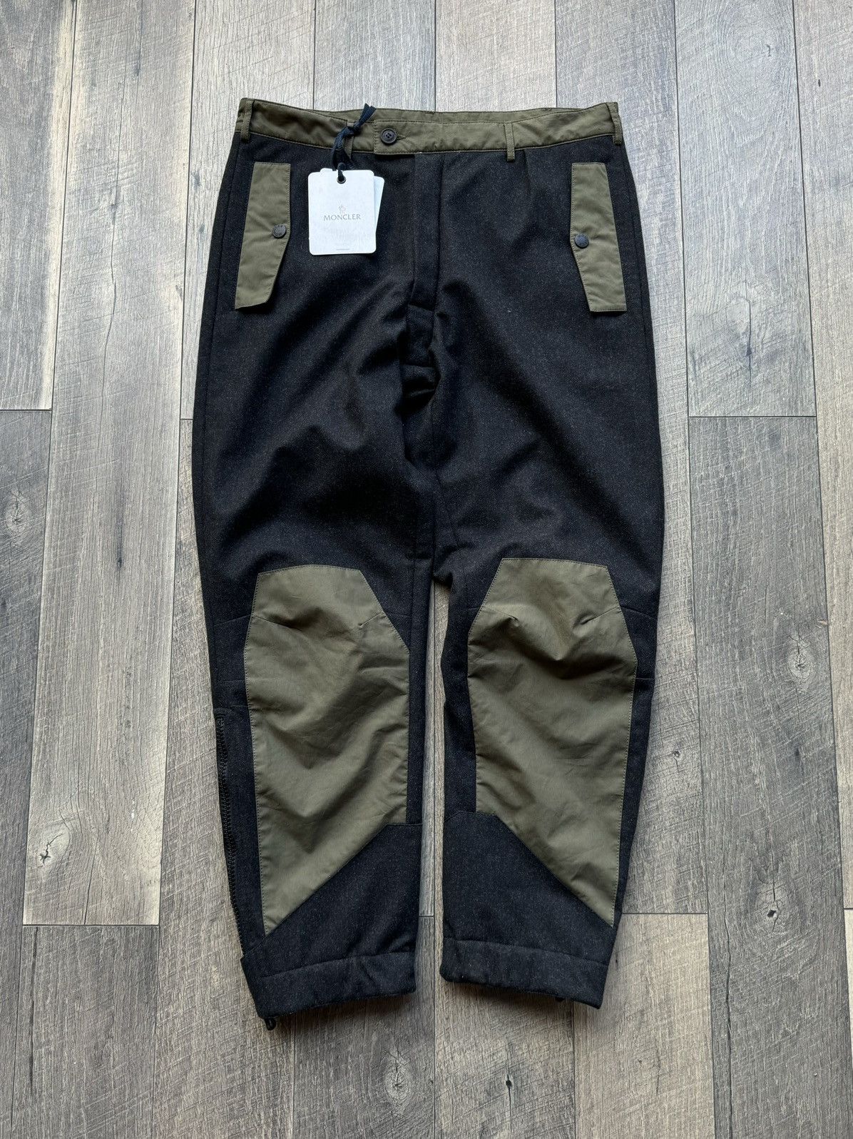 Moncler Moncler Sportivo Tech Wool Pants New - 52 Size US 36 / EU 52 - 1 Thumbnail