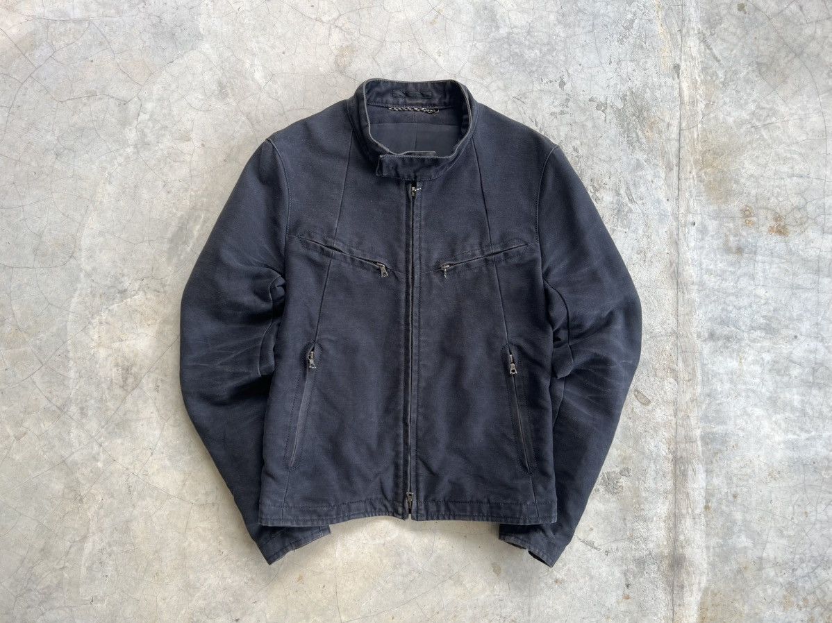 The Viridi-anne Archival The Viridi-anne Faded Black Cotton Moto Jacket Size US S / EU 44-46 / 1 - 2 Thumbnail