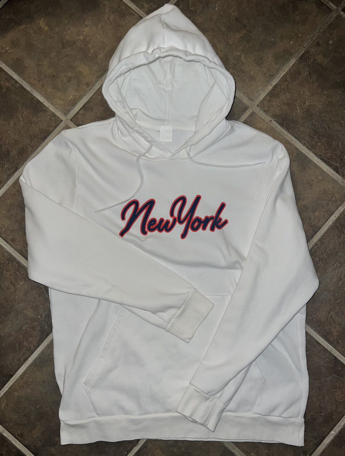 Vintage VINTAGE NEW YORK HOODIE Size US XL / EU 56 / 4 - 9 Thumbnail