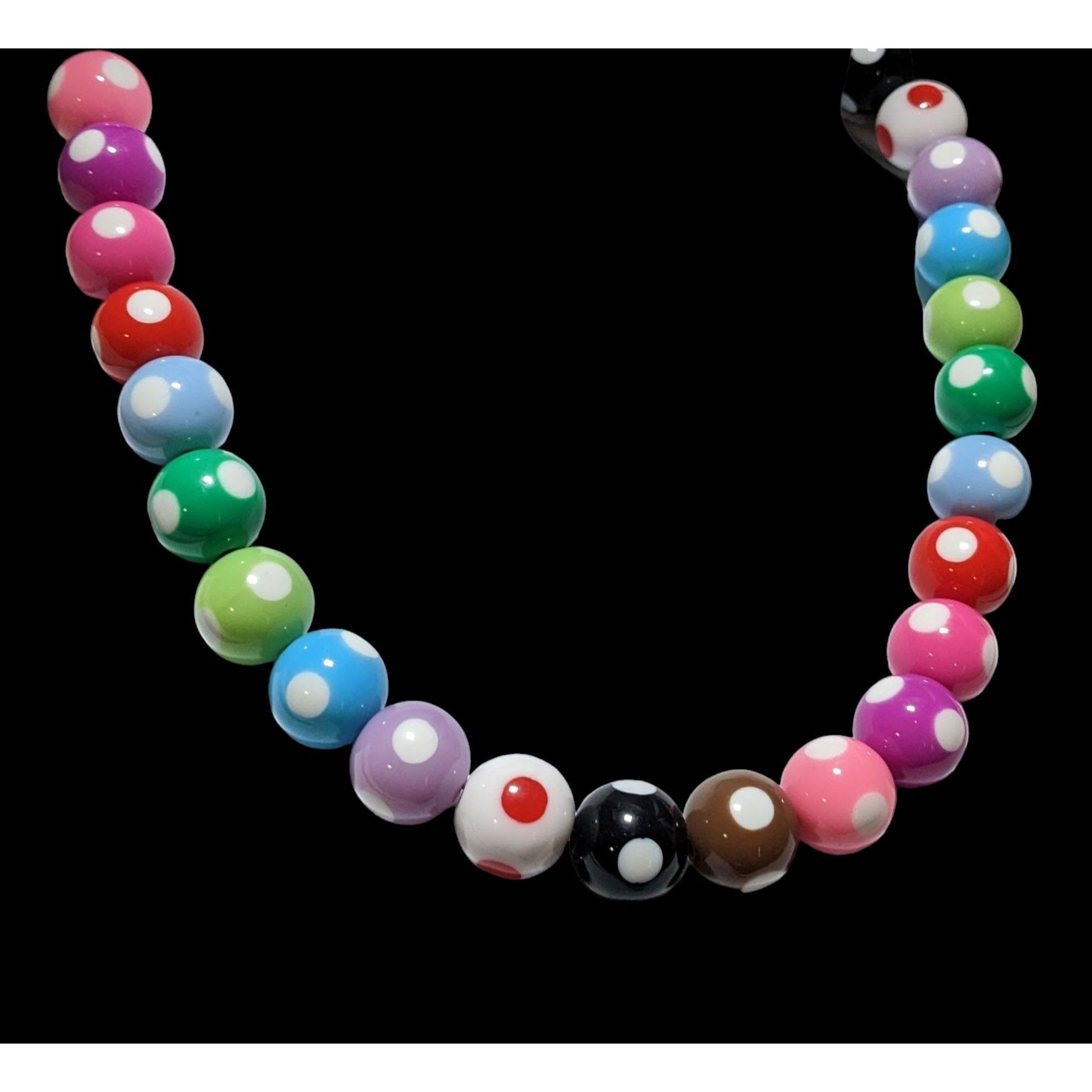Other Rainbow Polka Dot Bubble Gum Bead Necklace Size ONE SIZE - 3 Thumbnail