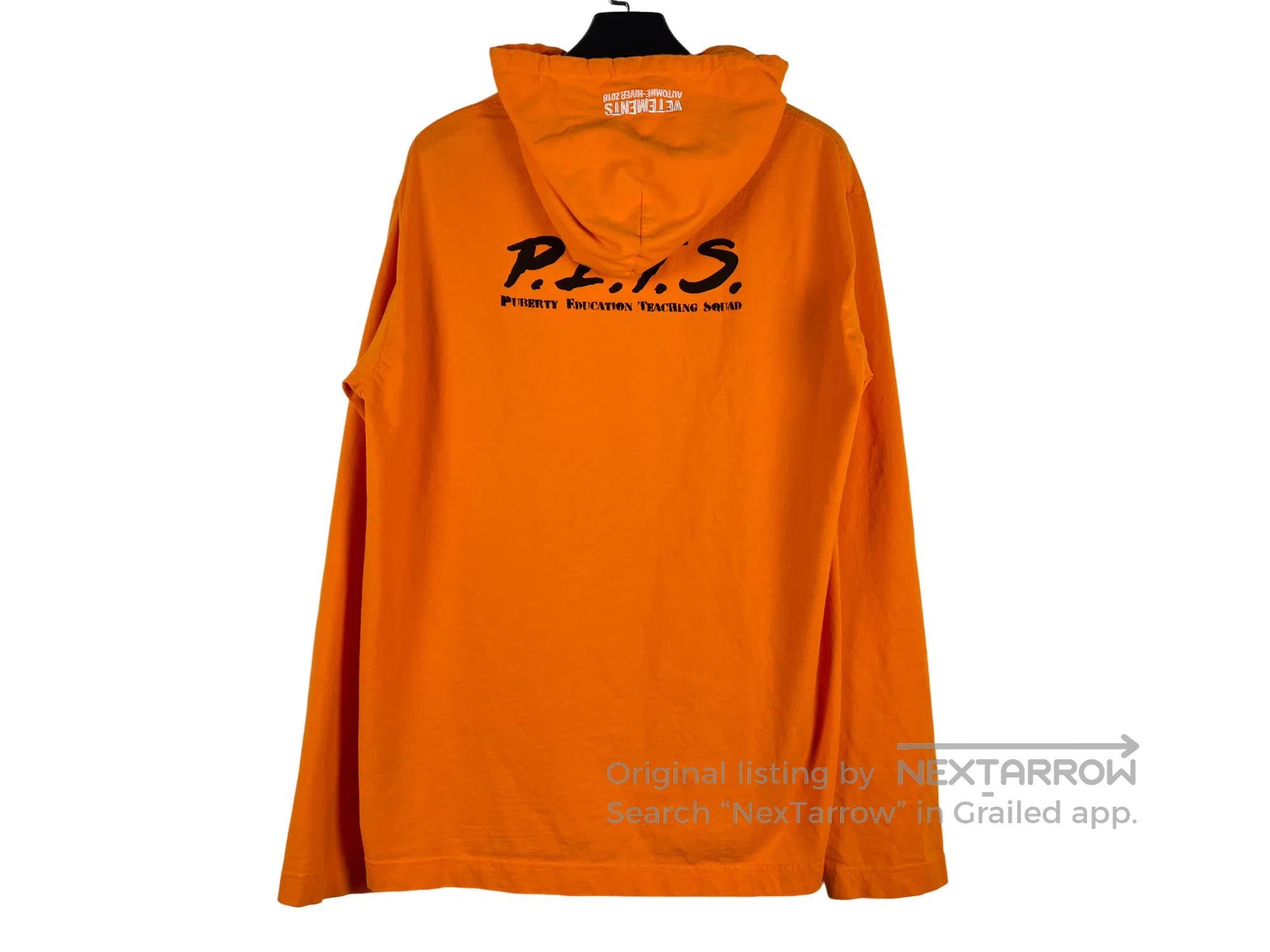 Vetements VETEMENTS Oversized Hoodie with Big Sleeves Size US S / EU 44-46 / 1 - 2 Thumbnail