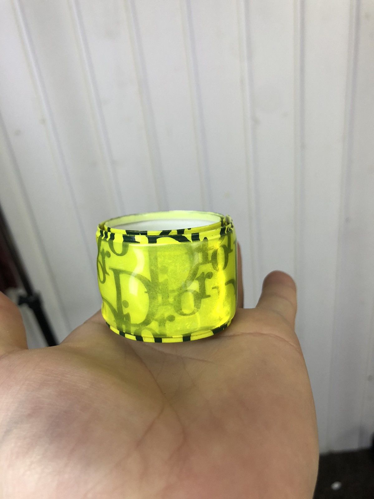 Dior yellow strap bracelet