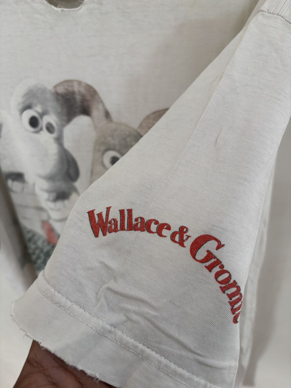Vintage VINTAGE 1989 WALLACE & GROMIT GRAPHIC T-SHIRT Size US XL / EU 56 / 4 - 9 Thumbnail