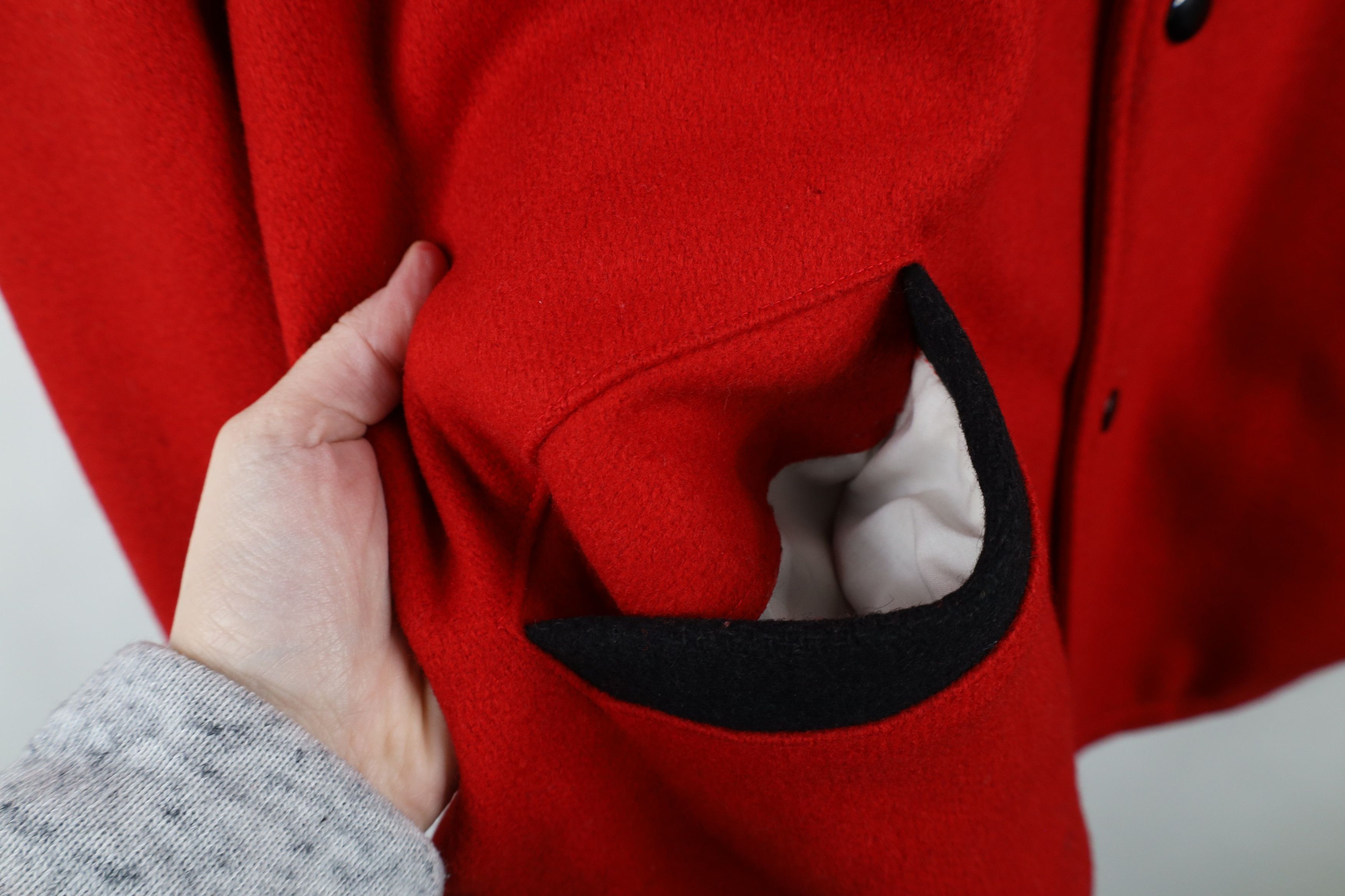 Vintage Vintage 50s 60s Butwin Wool Varsity Letterman Jacket Red USA Size US XL / EU 56 / 4 - 6 Thumbnail