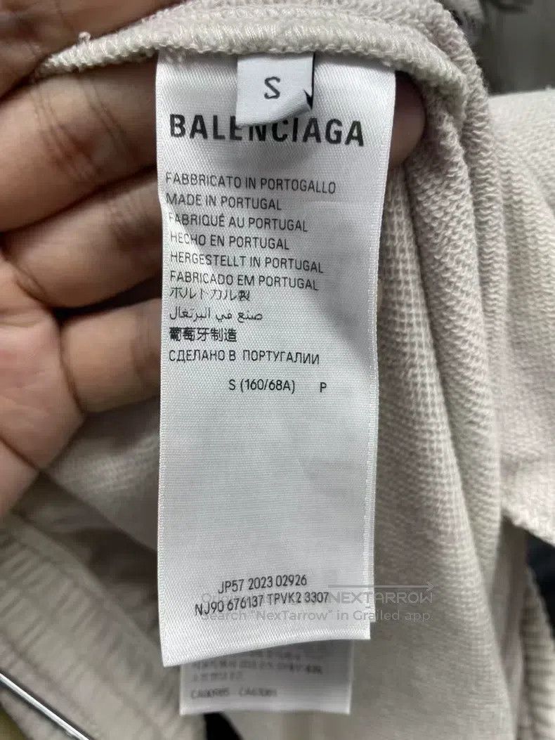 Balenciaga Balenciaga size S Embroidered Logo White Shorts Size US 27 - 6 Thumbnail