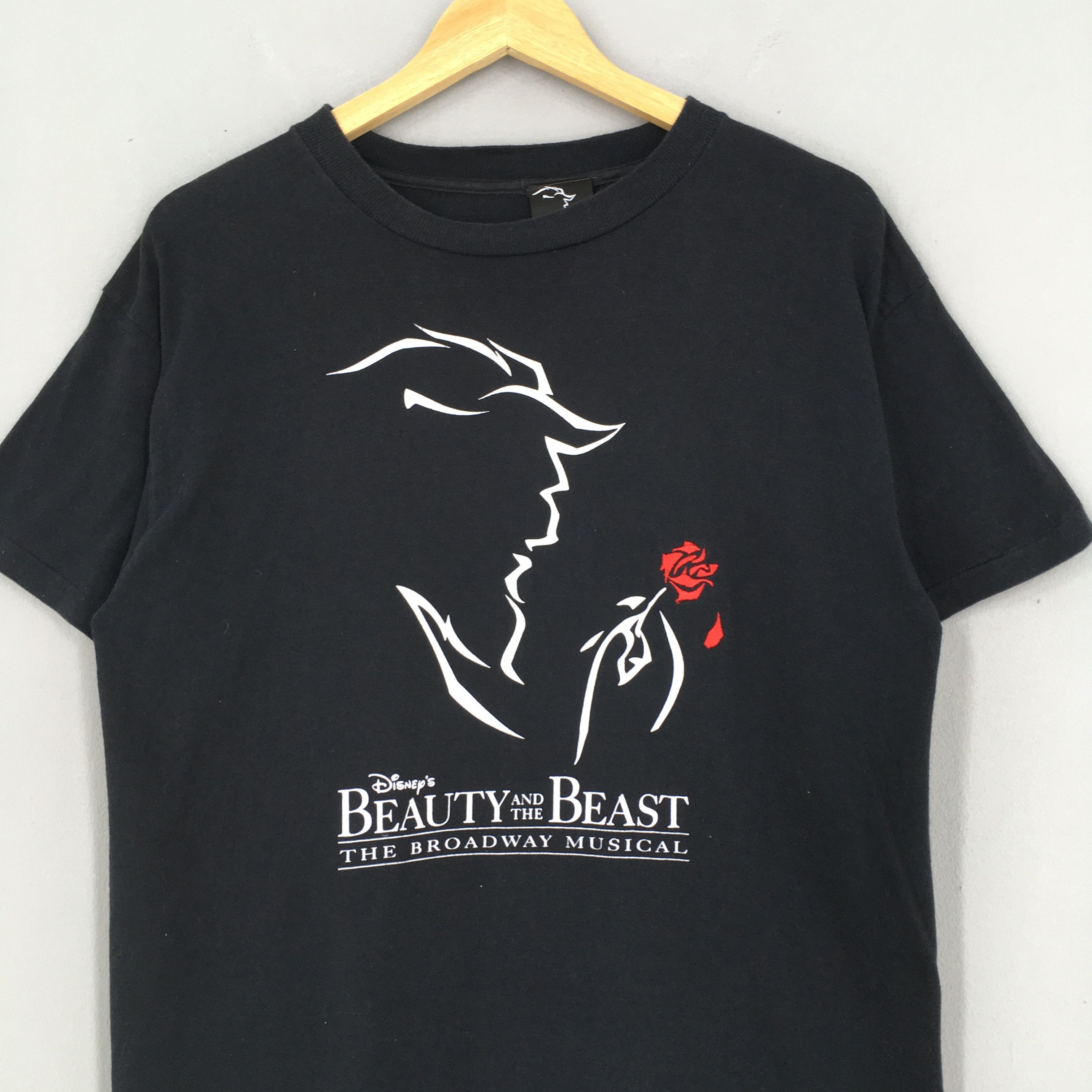 Disney × Vintage Vintage 90's Beauty And The Beast Disney Tshirt Medium Size US M / EU 48-50 / 2 - 2 Thumbnail