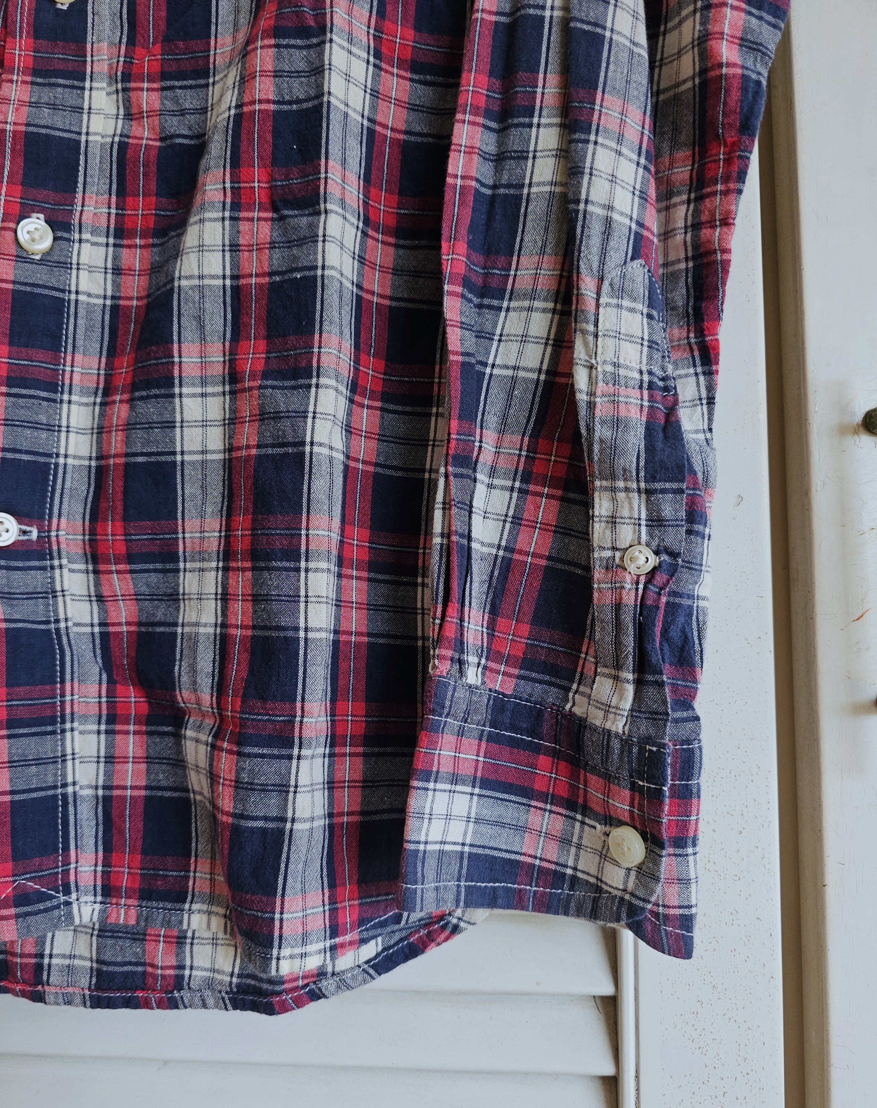 Sugar Cane Sugar Cane Long Sleeve Checkered Shirt Size US S / EU 44-46 / 1 - 6 Thumbnail