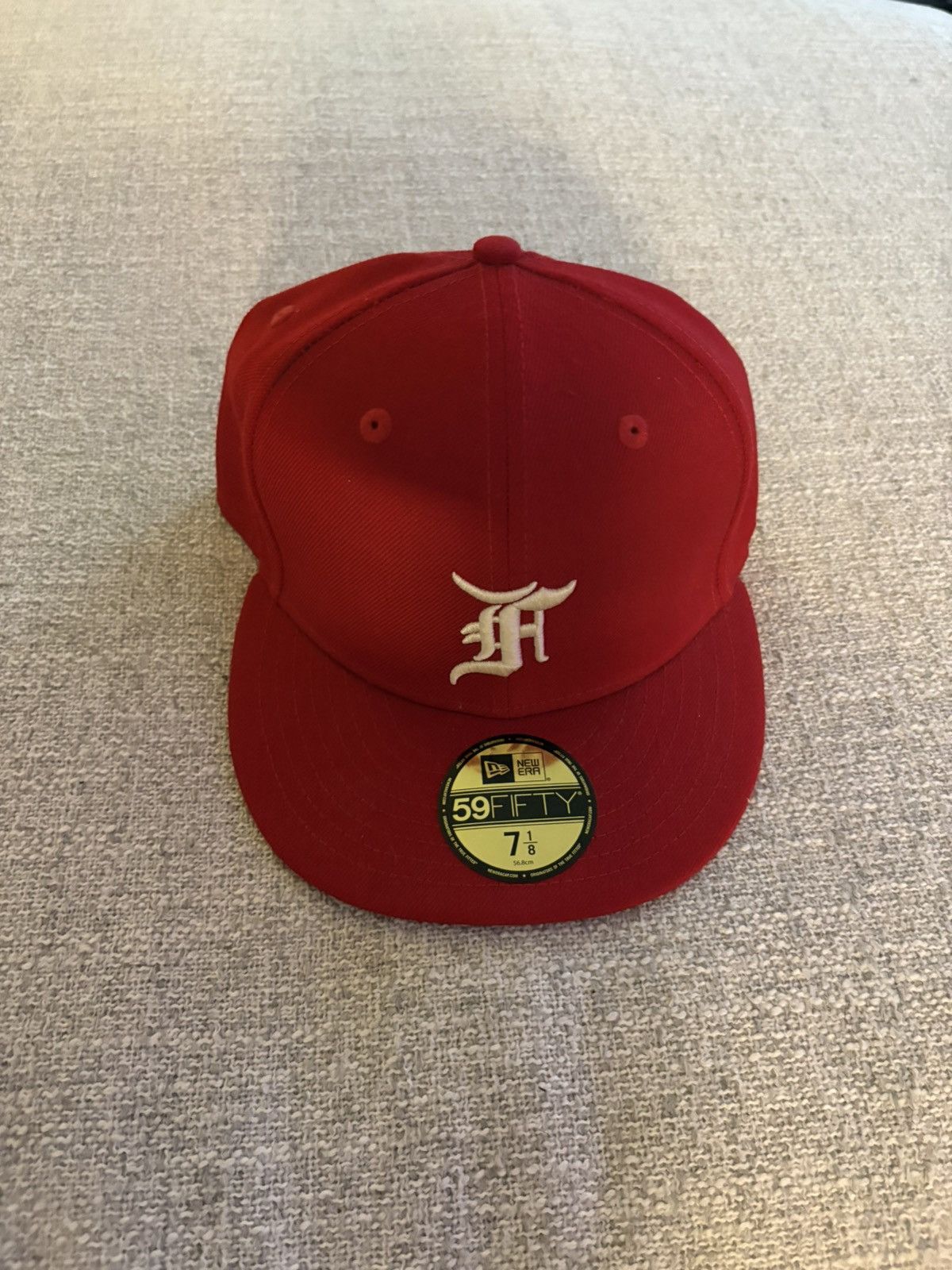 Fear of God Fear Of God Essentials Cincinnati Reds 59Fifty “Scarlet” Size ONE SIZE - 1 Thumbnail