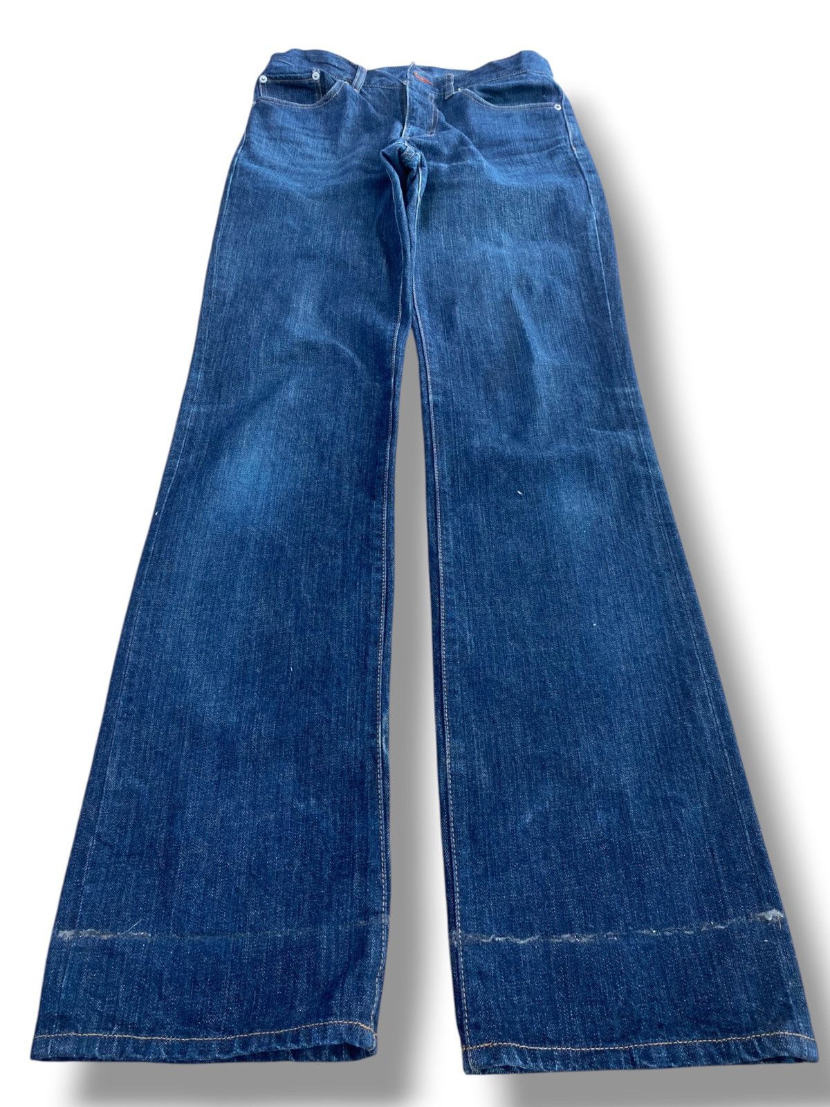 Other Orihica Garage Dark Blue Wash Style Bootcut Jeans Size US 30 / EU 46 - 1 Thumbnail