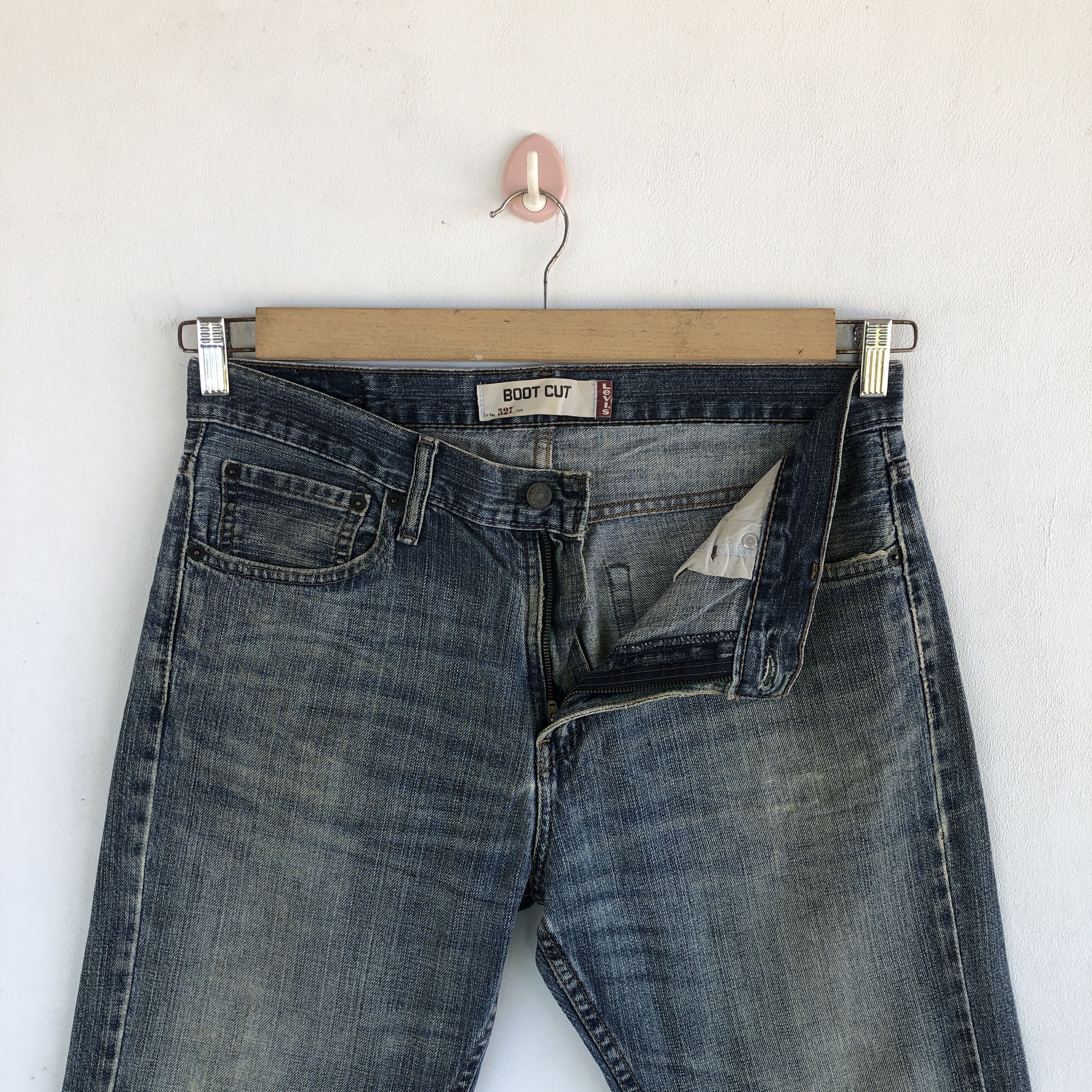 Levi's Vintage Levis 527 Bootcut Jeans Distress Levi's Flare Denim Size US 32 / EU 48 - 6 Thumbnail