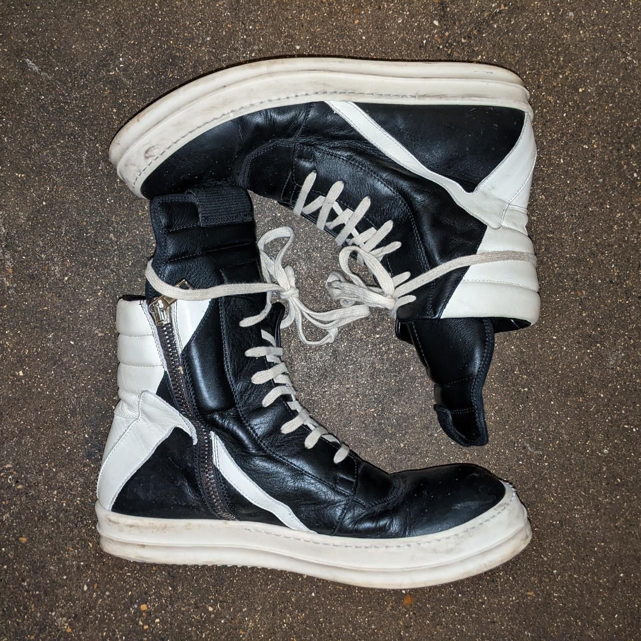 Rick Owens Rick Owens Geobasket Size US 12 / EU 45 - 1 Thumbnail