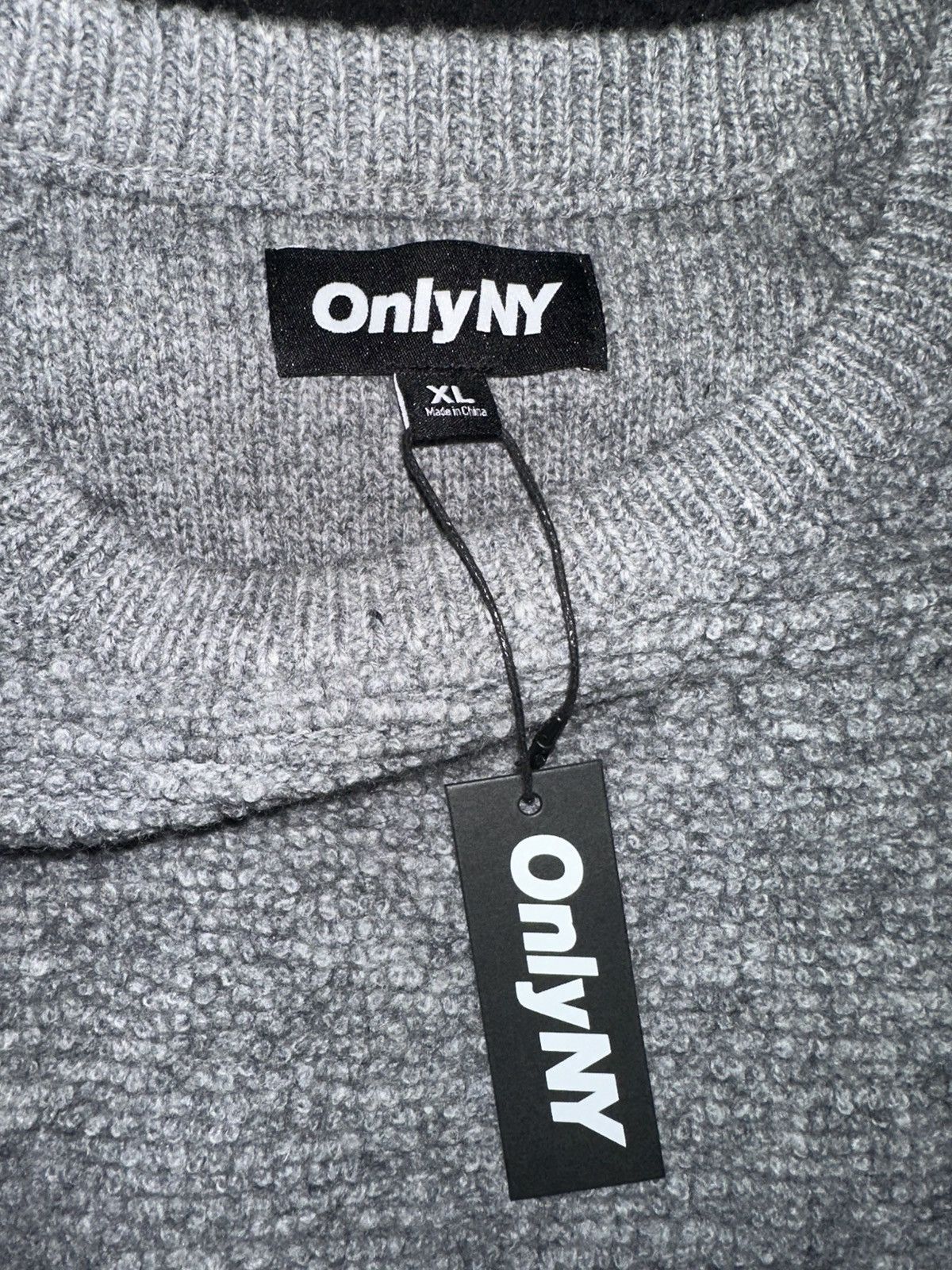 Only NY ONLY NY Grey Sweater Size US XL / EU 56 / 4 - 3 Thumbnail
