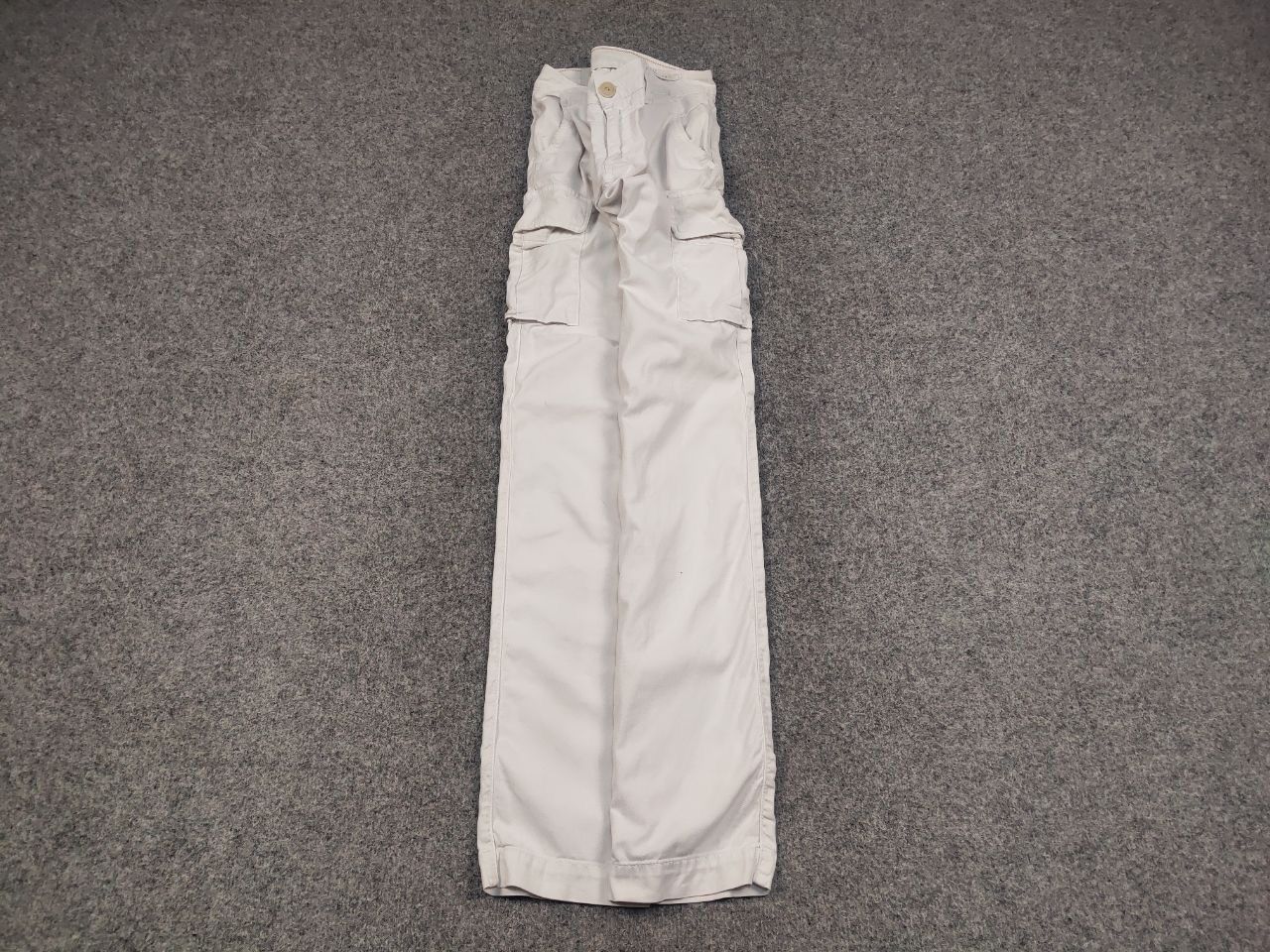 Designer × L.B.M. 1911 L.B.M.1911 Italy Design White Cotton Cargo Trouser Pants Size US 32 / EU 48 - 2 Thumbnail